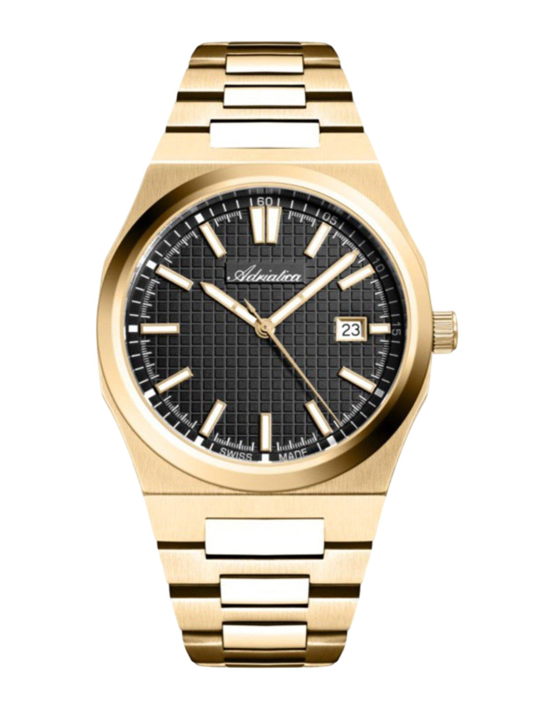 Adriatica Men Round Dial & Stainless Steel Bracelet Style Analogue Watch A8326.1116Q