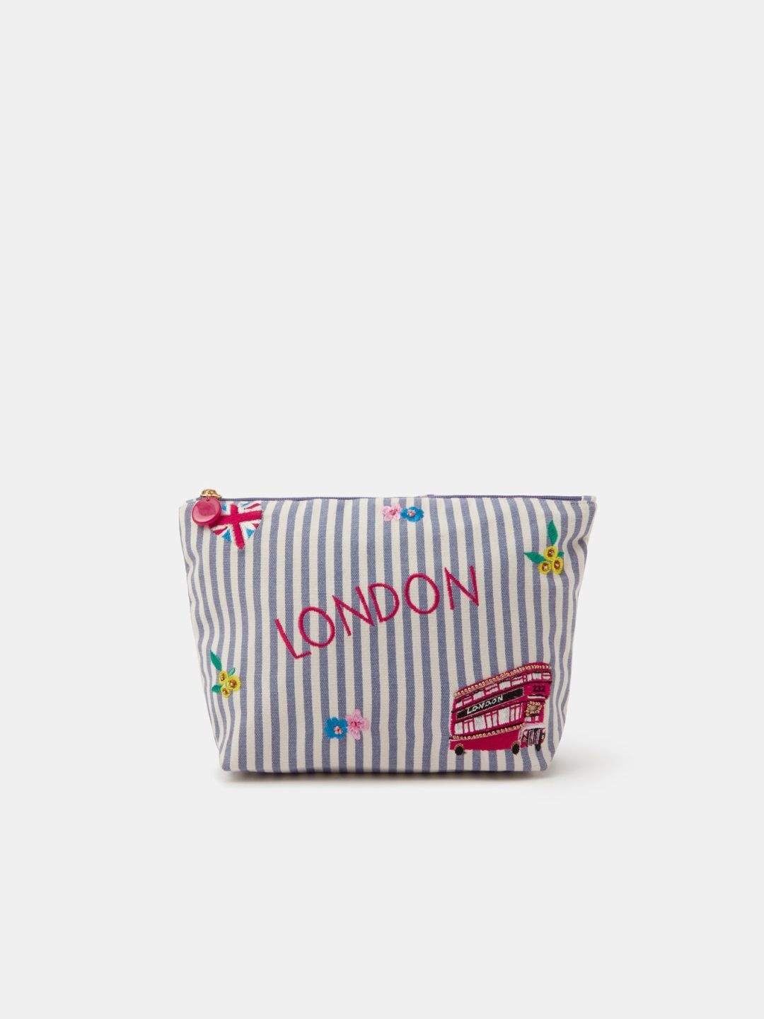 Accessorize London Stripe Make Up Bag Travel Accessory