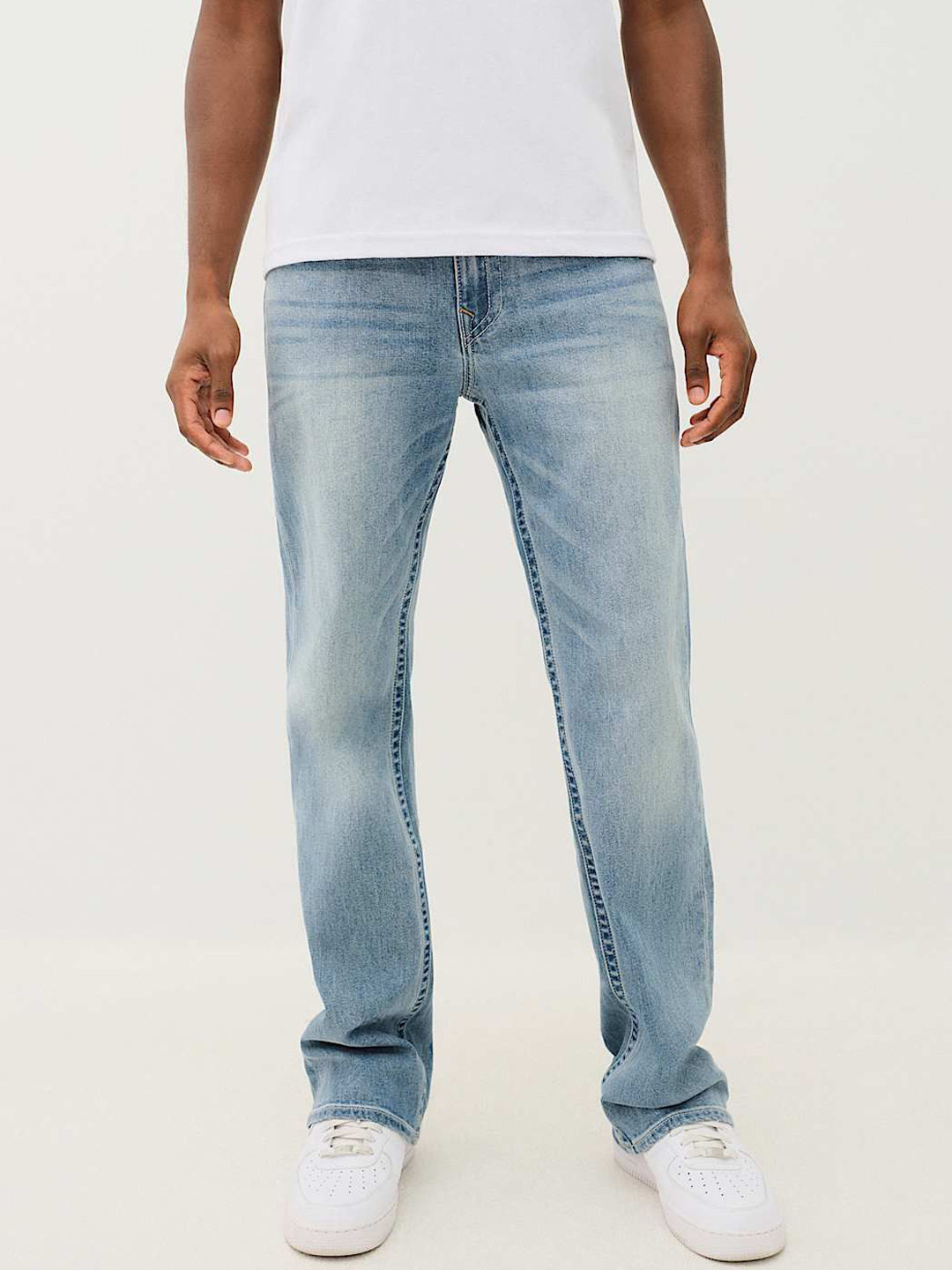 True Religion Bootcut Fit Mid-Rise Light Fade Non Stretchable Jeans