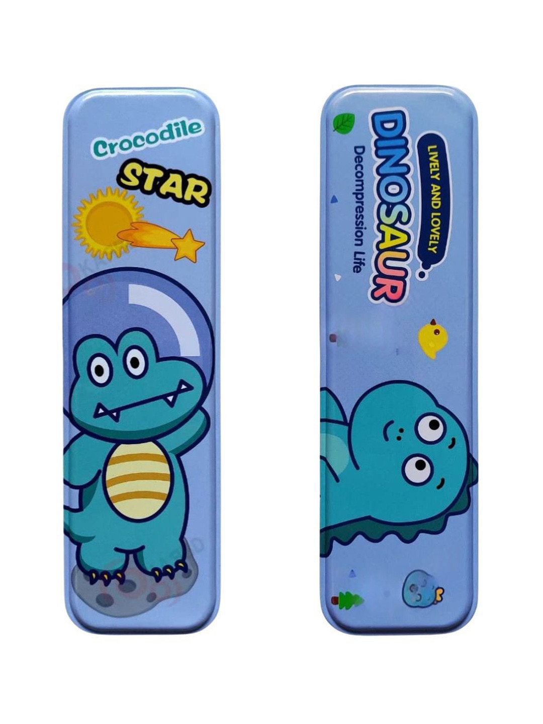 YK Set of 2 Printed Pen Cases Stationery