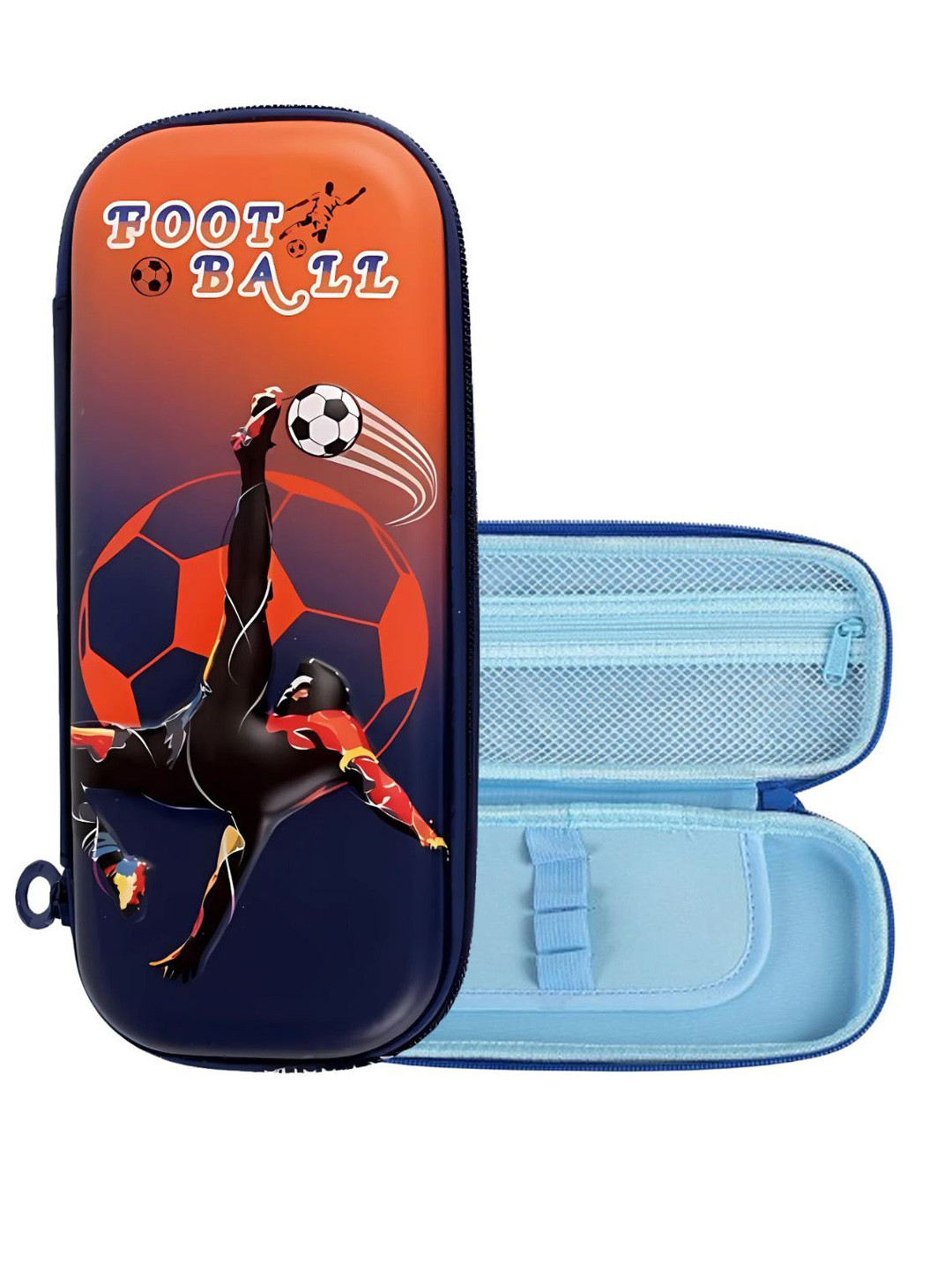 YK Kids Football Theme Hard Case Pencil Pouch