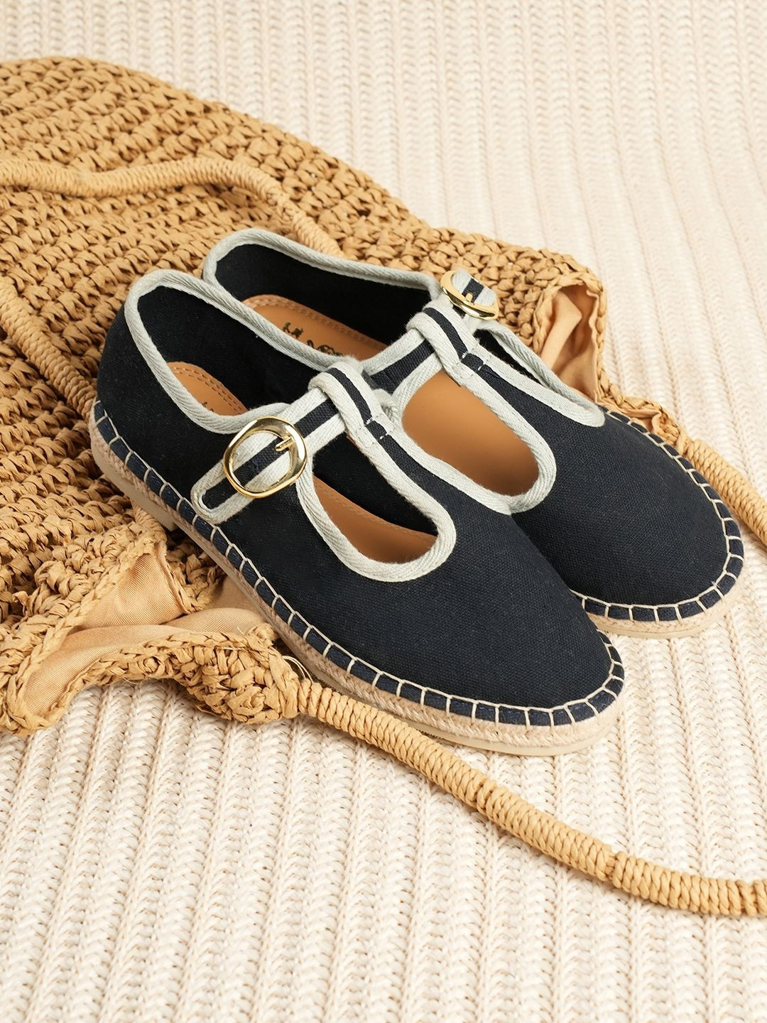 Theater Women Catalonia Navy Blue Mary Jane Espadrilles