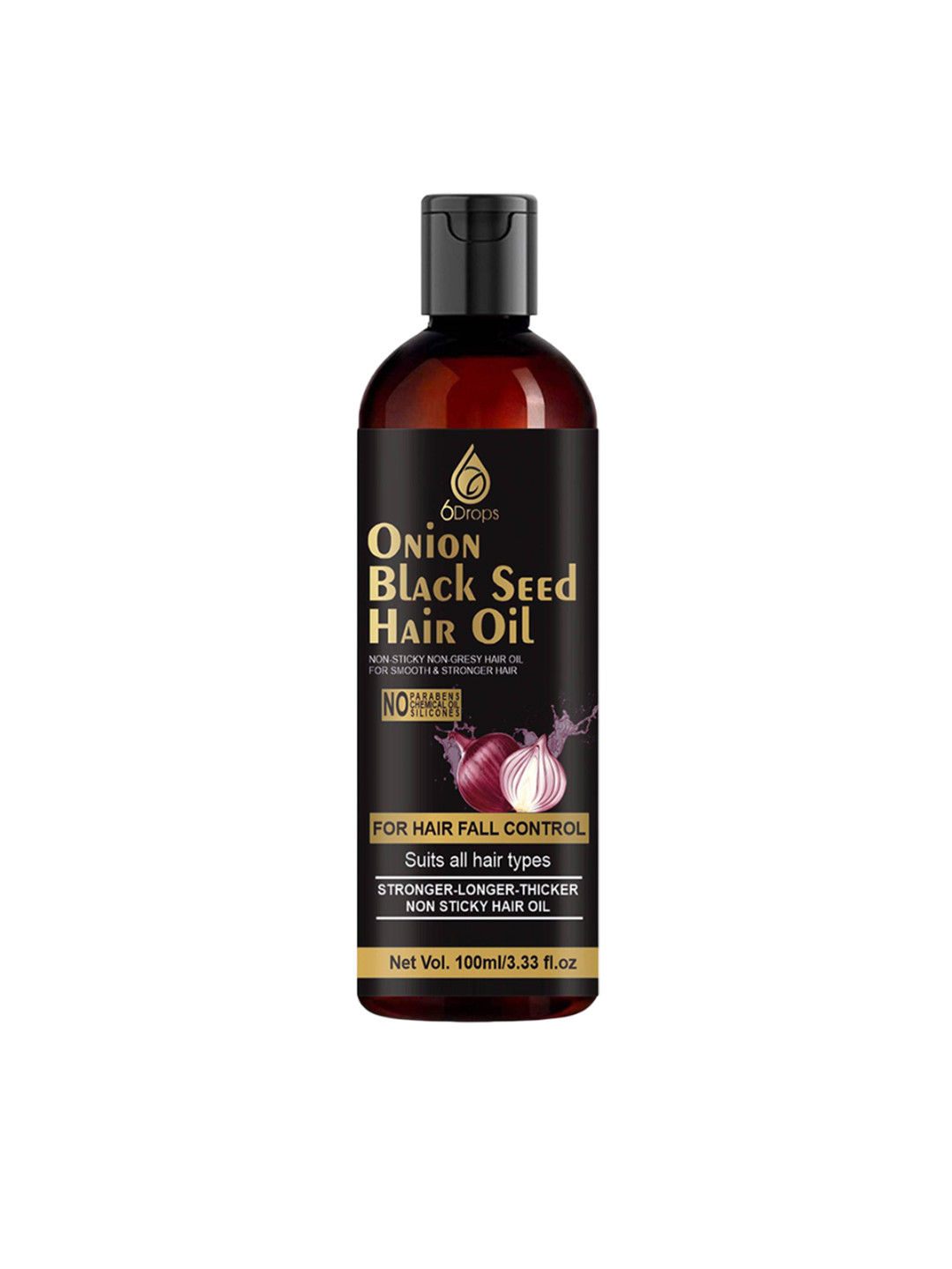 6Drops Onion Black Seed Hair Oil- 100 ml