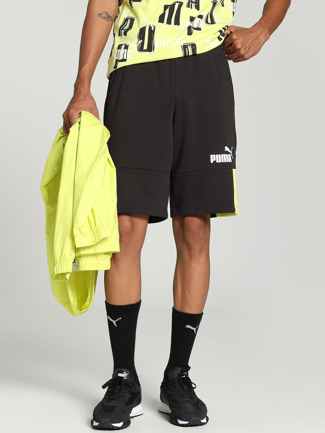Puma Colorblock Men's Regular Fit Shorts