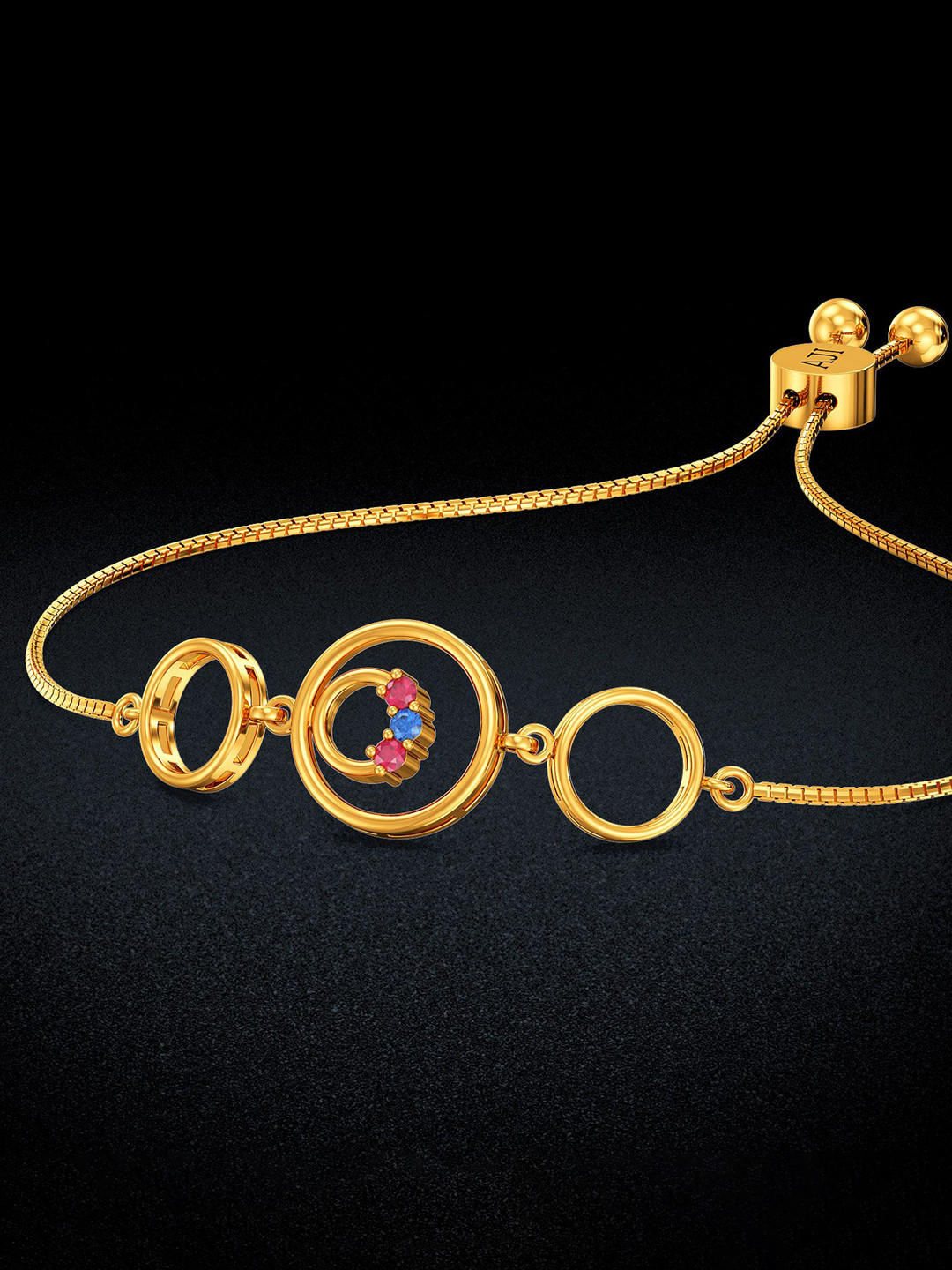 Joyalukkas Women 22Kt Gold Hoop Bracelet -  5.284g
