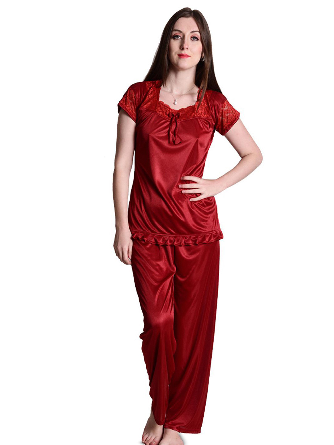 SENSLIFE Self Design Night Suits