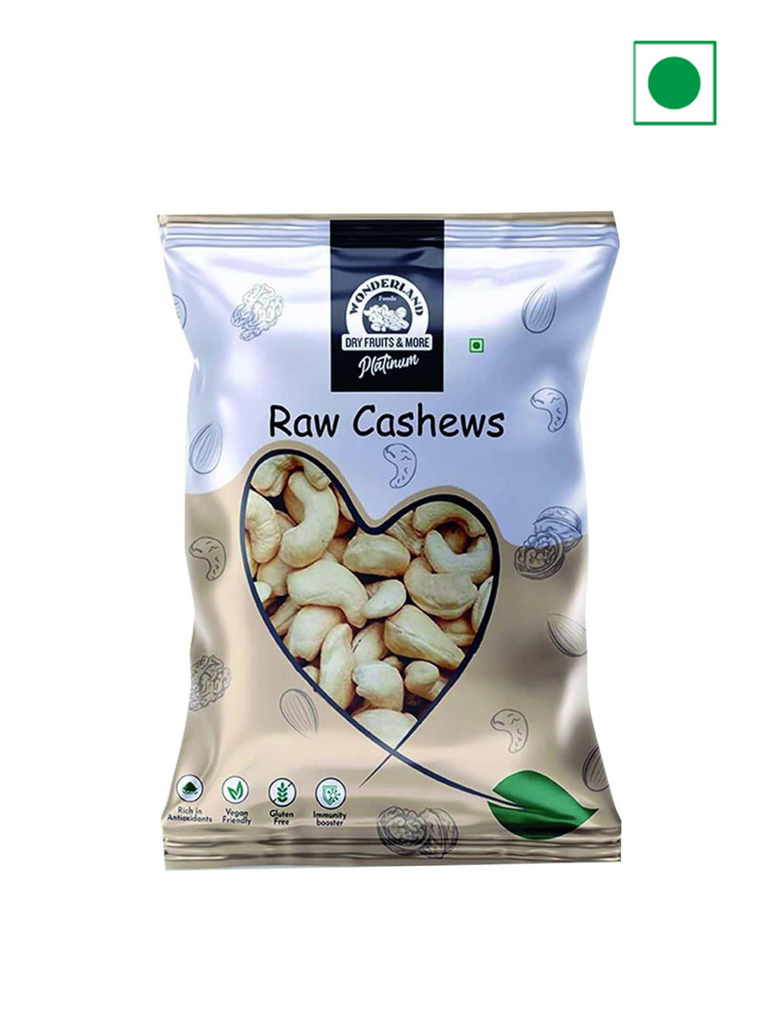 Wonderland Foods Premium Hand Picked Platinum Cashew 500g