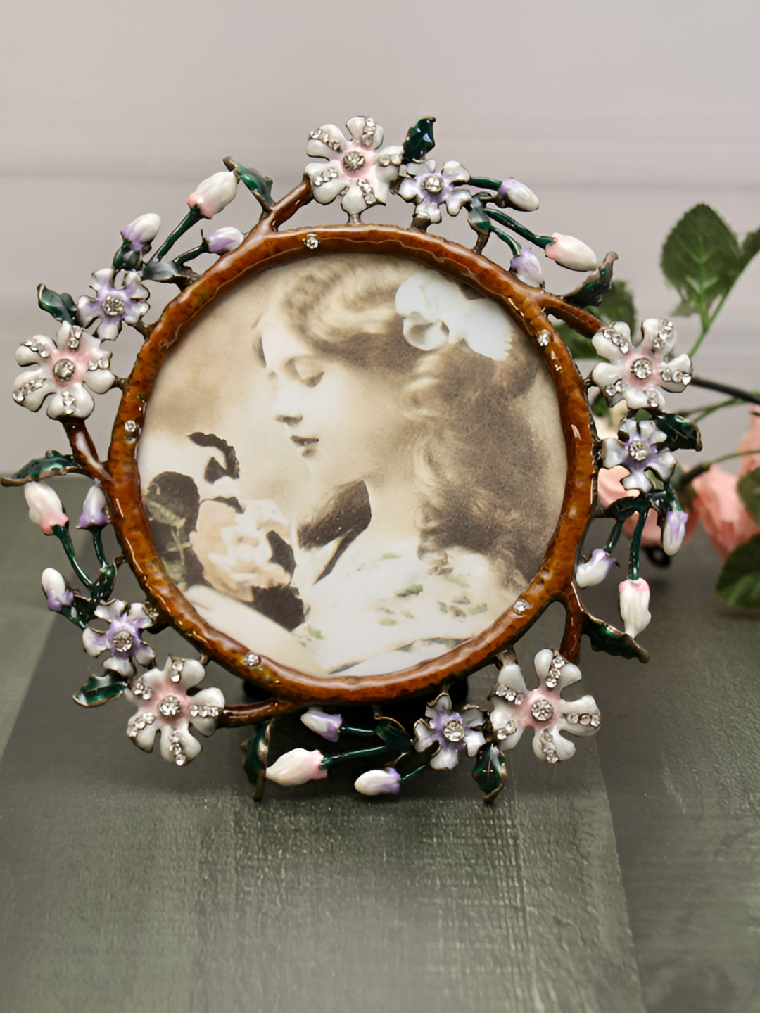 peppy little things Metal Table Dahlia 4 *4 Photo Frame