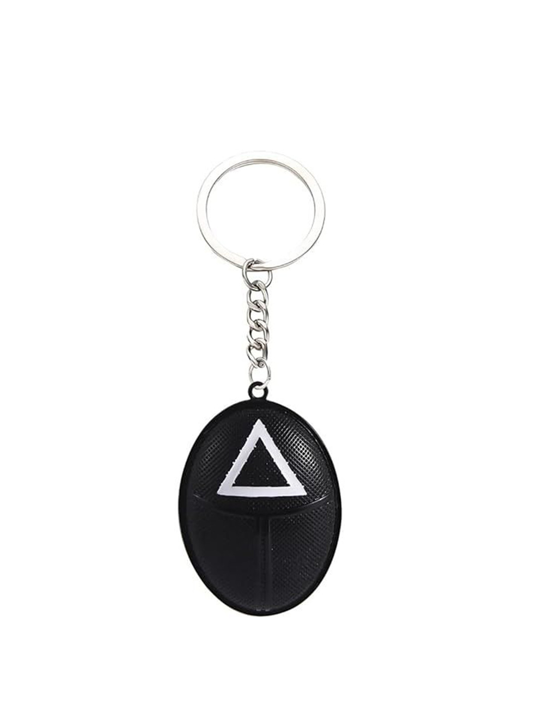 AUGEN Stainless Steel Squid Mask 1 Game Textured Key chain