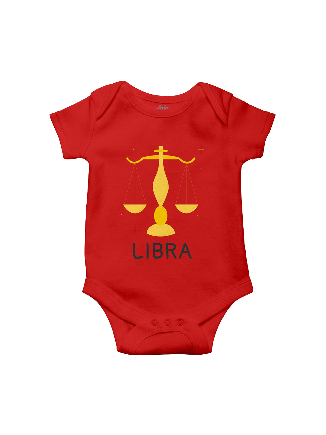 THE PRINT PLATTER Kids  Libra Printed Cotton Envelope Neck Ultra Bio Wash Bodysuit