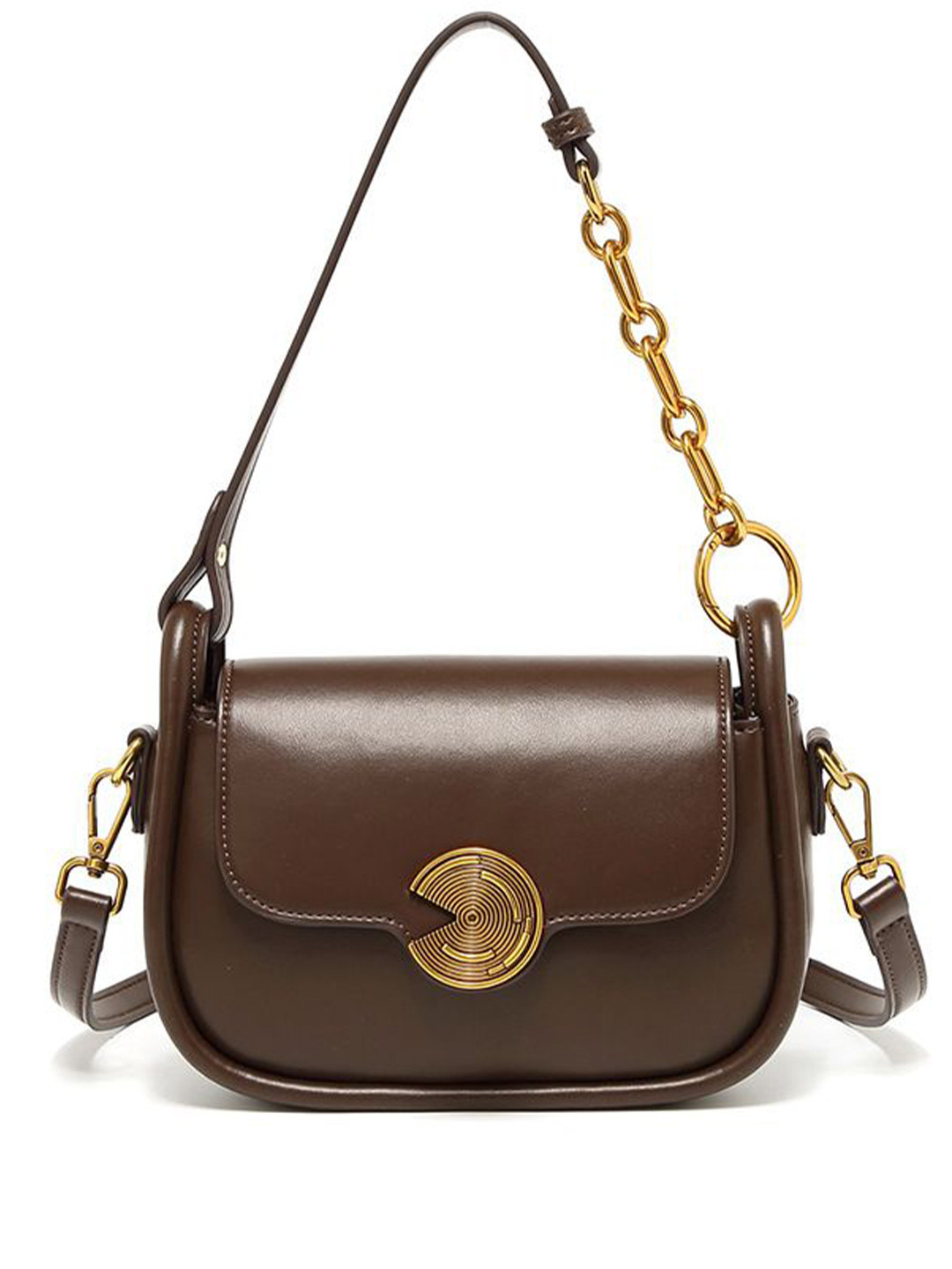 bebe Women Baguette Detachable Sling Strap Satchel Bag