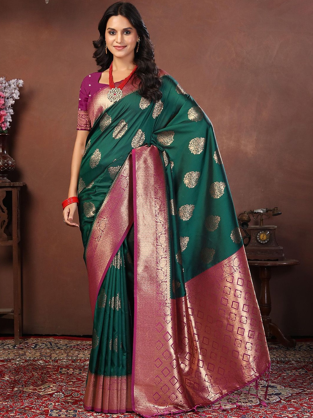 Moda Rapido Banarasi Zari Saree
