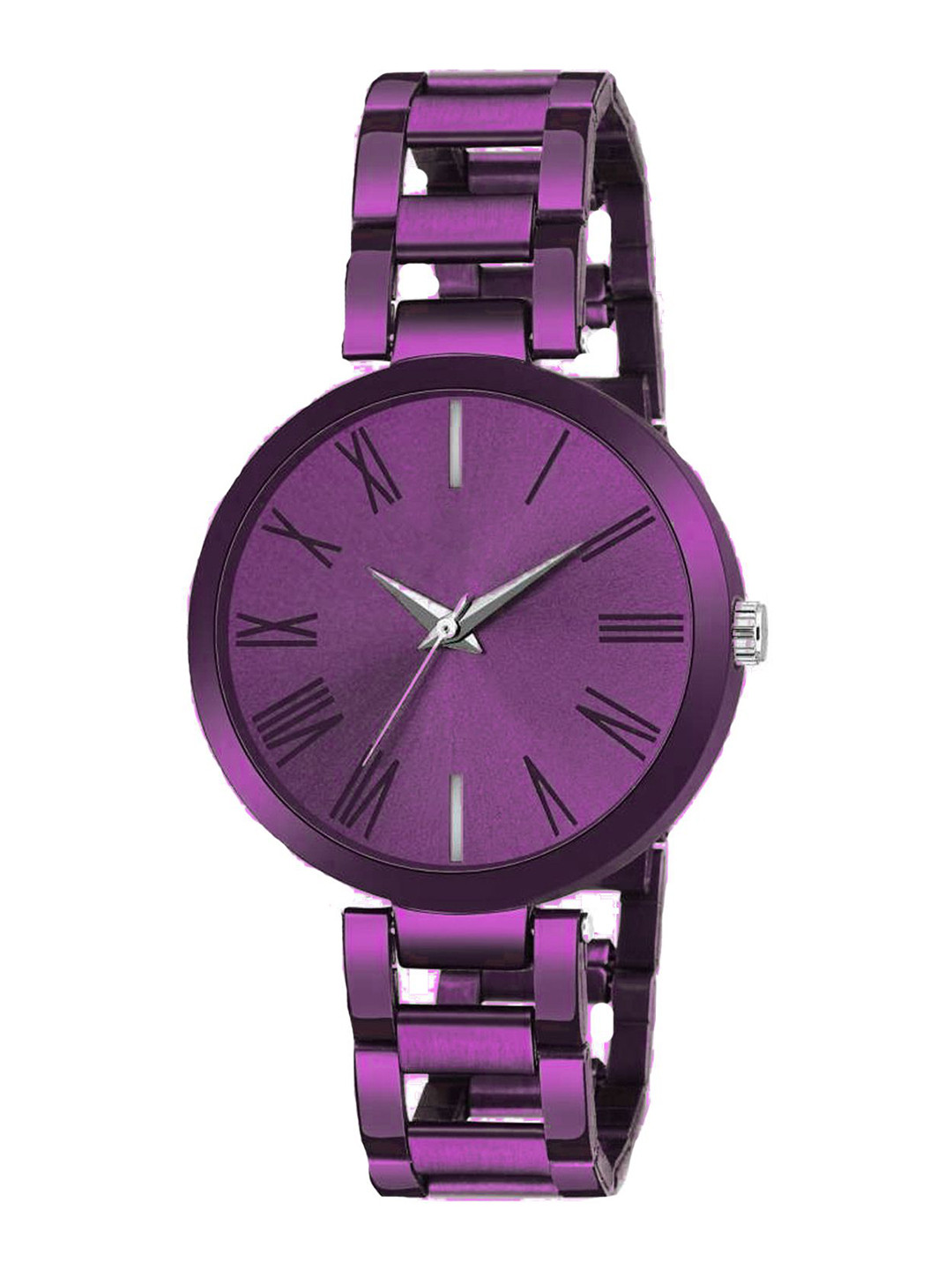 FROZIL Girls Dial & Stainless Steel Straps Analogue Watch Merable Purple