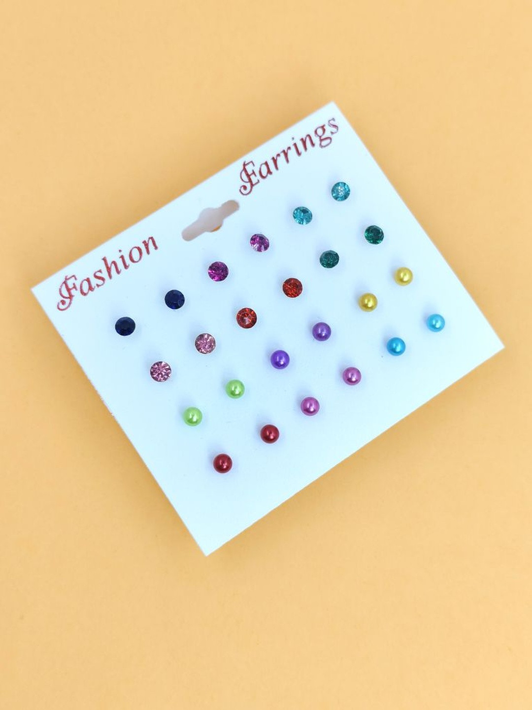 Balasundri Women Pack of 12Pairs Plastic Earrings