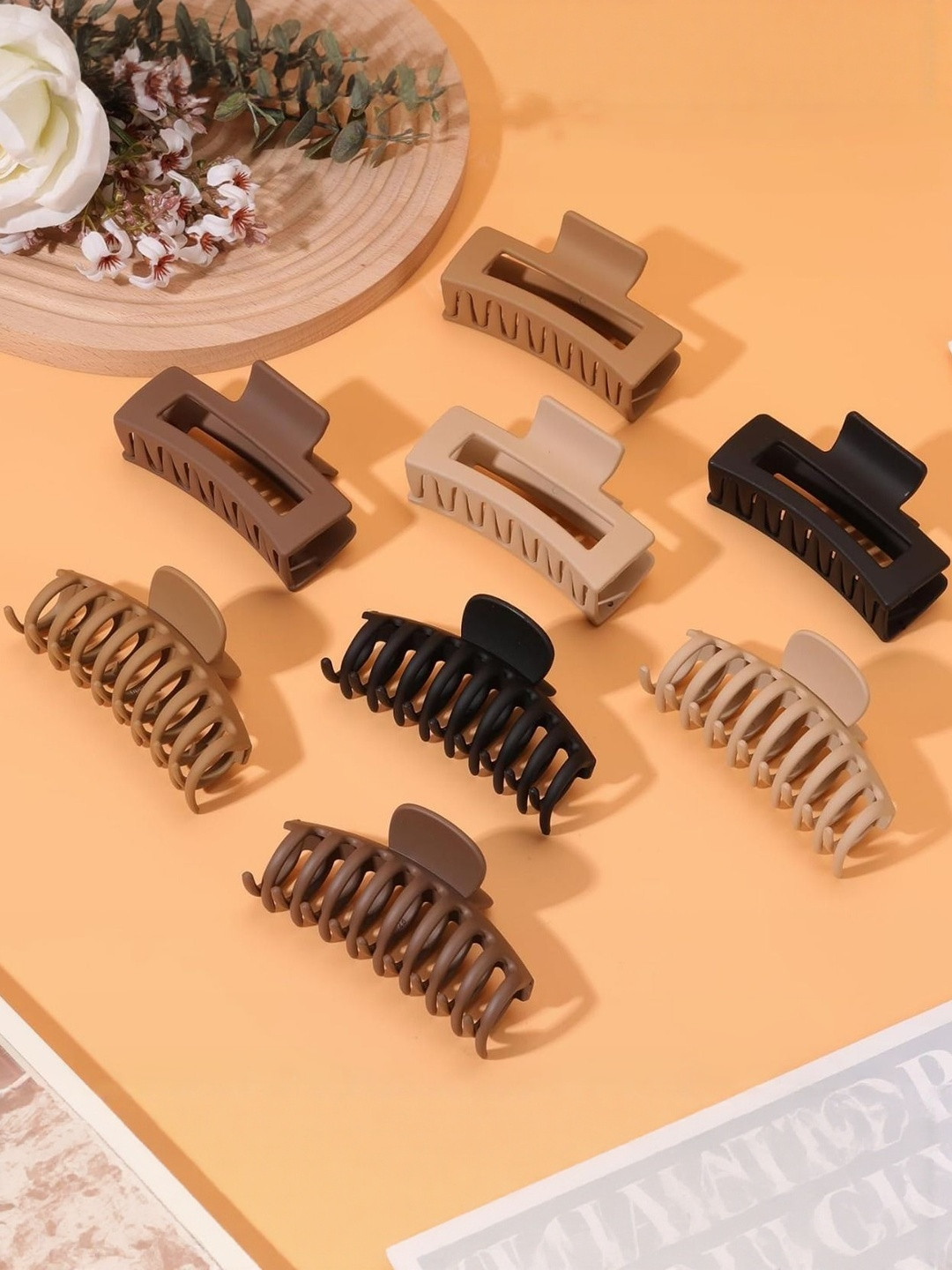 PUCHKOO Girls Pack of 4 Unbreakable Hair Cluther