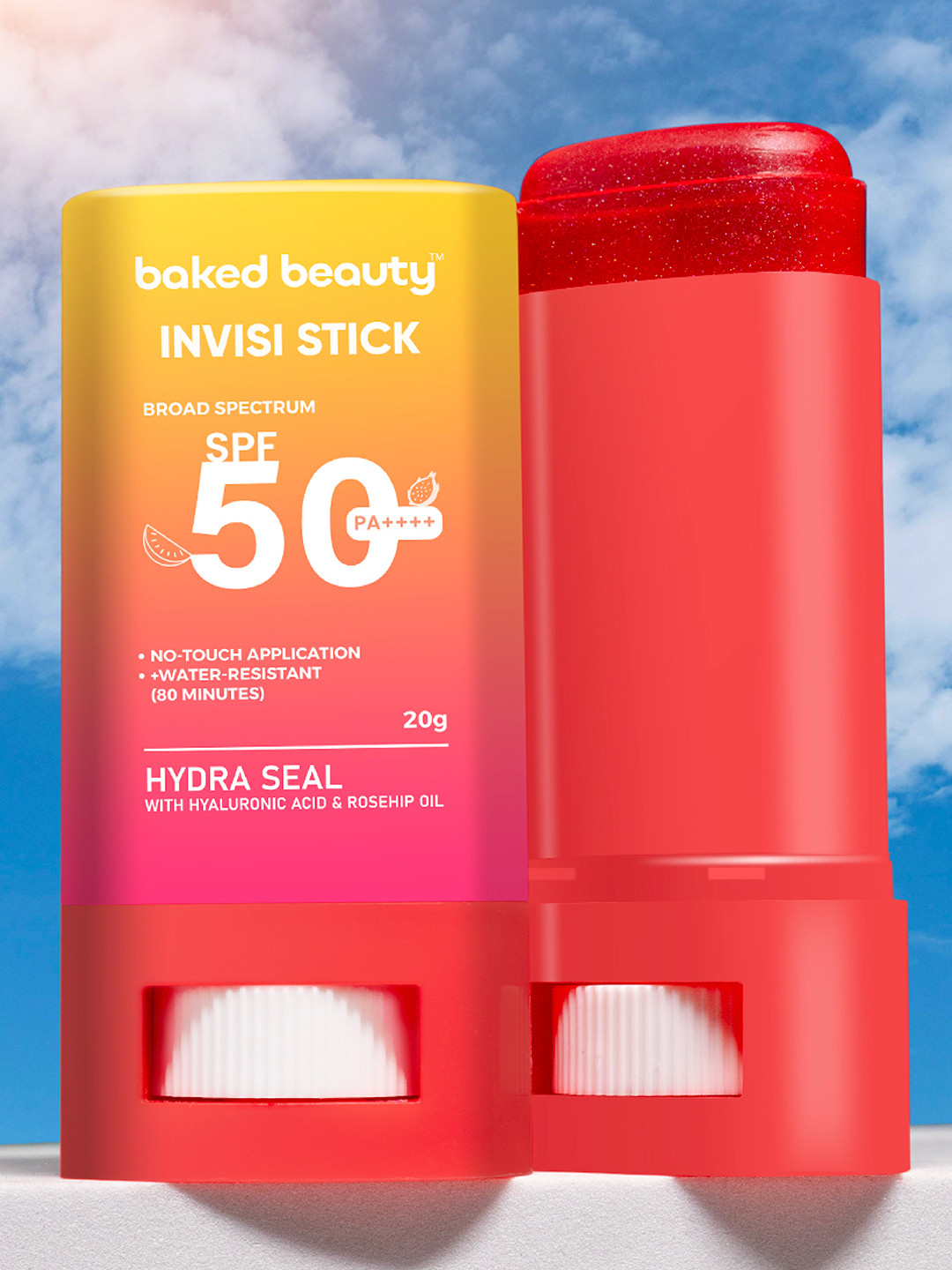 Baked Beauty Invisi Stick Broad Spectrum Sunscreen SPF 50 And PA++++ - 20 g