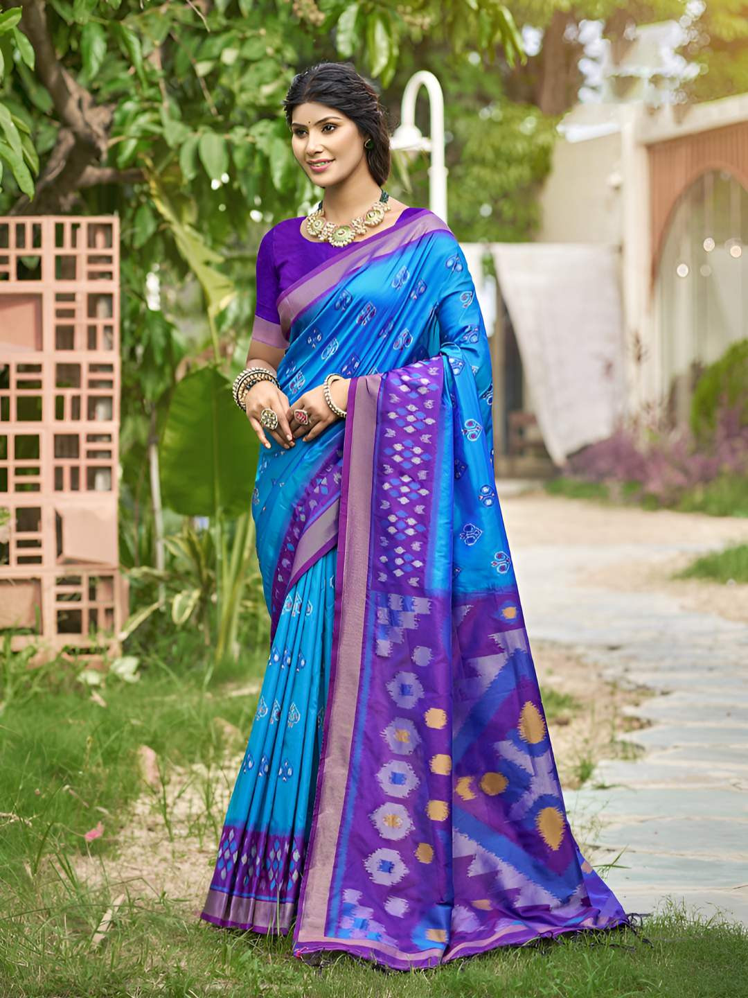 Astita Woven Design Pochampally Saree