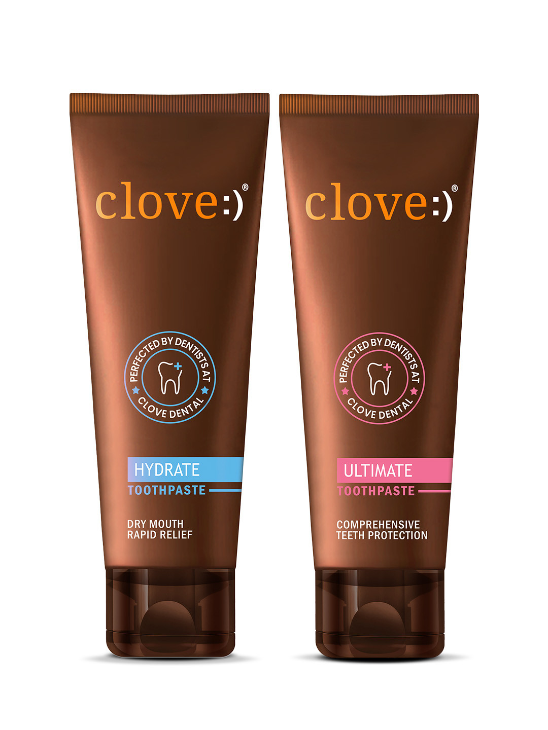 Clove Oral Care Set Of 2 Ultimate & Hydrate Toothpaste - 100 g Each