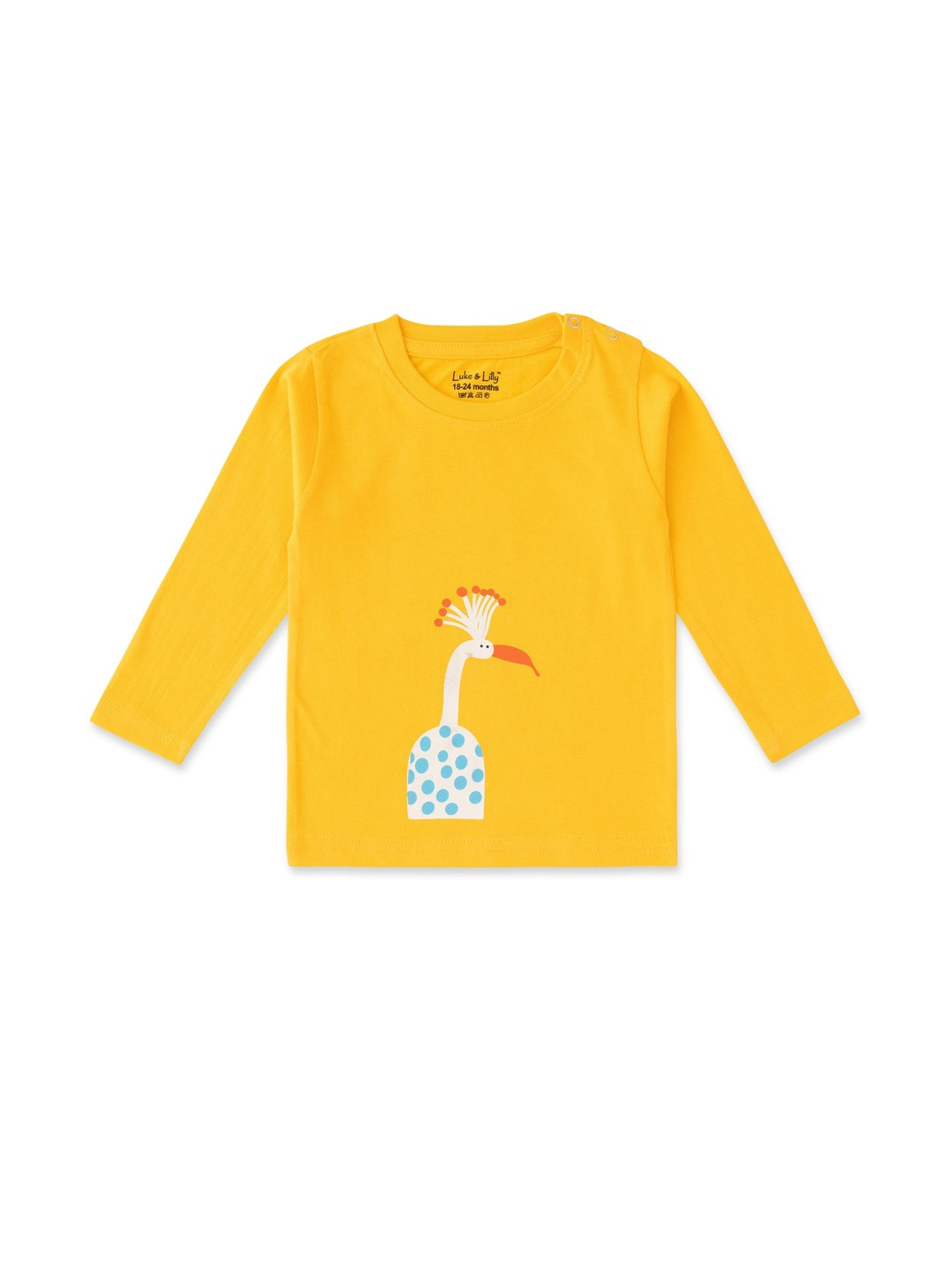 Luke & Lilly Girls Printed T-shirt With Trousers Clothing Set