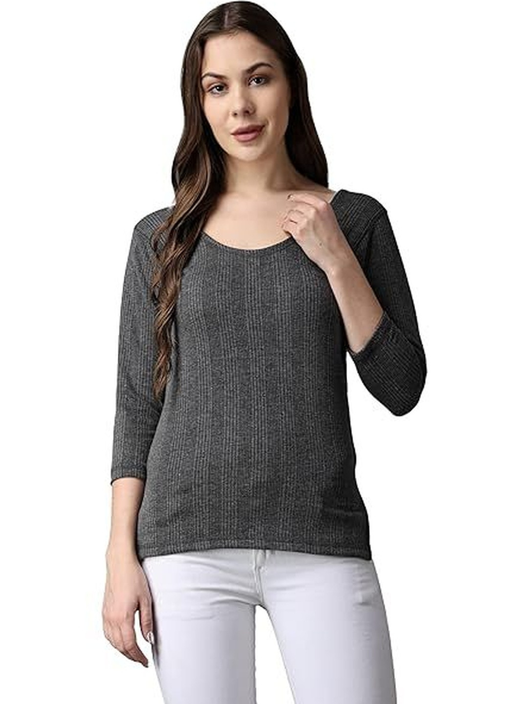 Eleg & Stilance Women Scoop Neck Winter Innerwear Thermal Warmer Vest