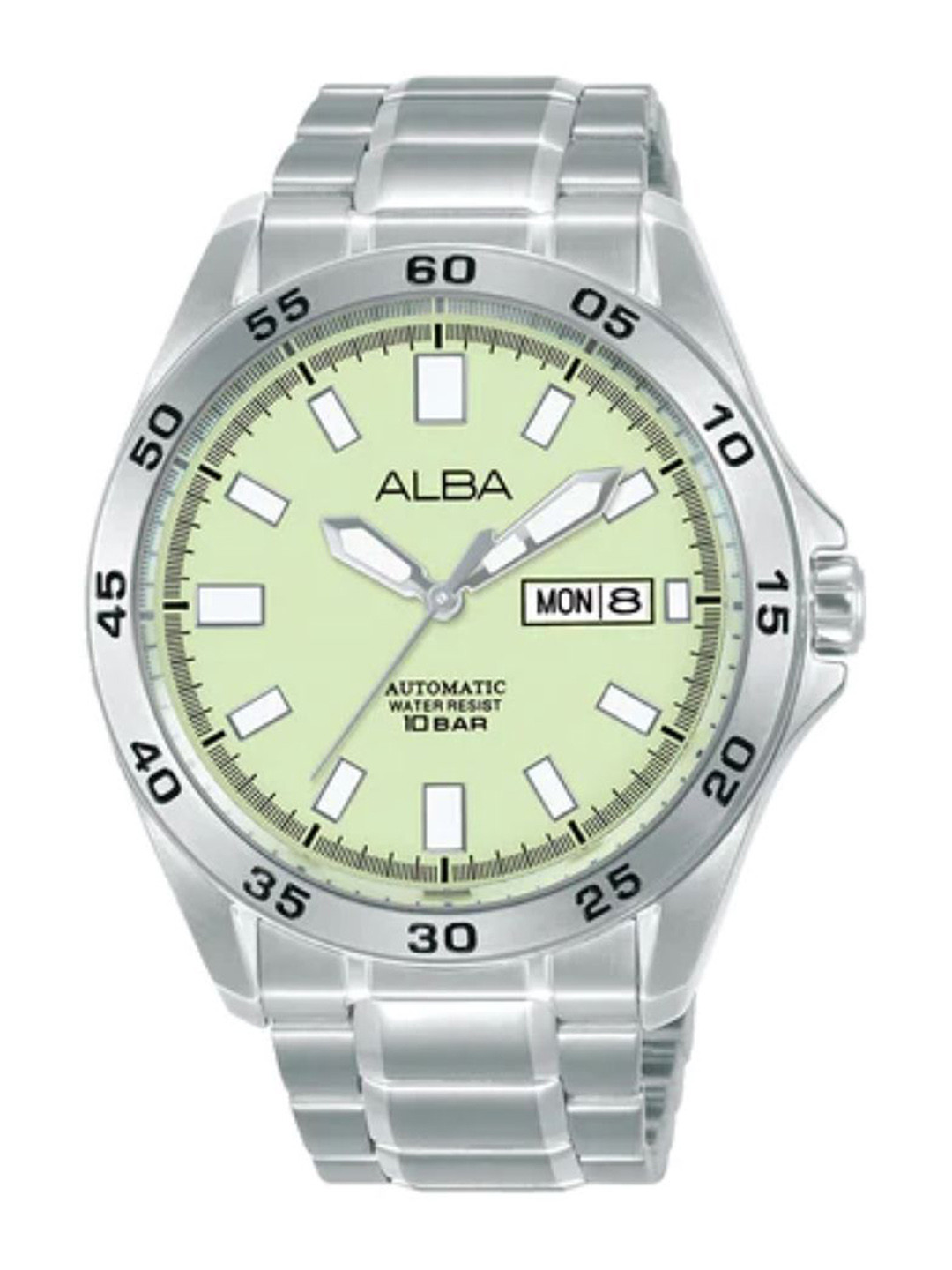 Alba Mechanical luminous Men Analogue Automatic Motion Powered Watch AL4755X1