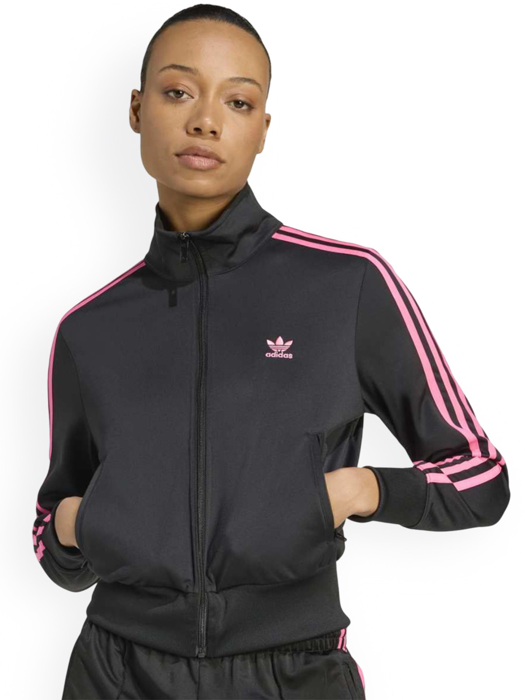 ADIDAS Originals Women Firebird TT Striped Longline Sporty Jacket