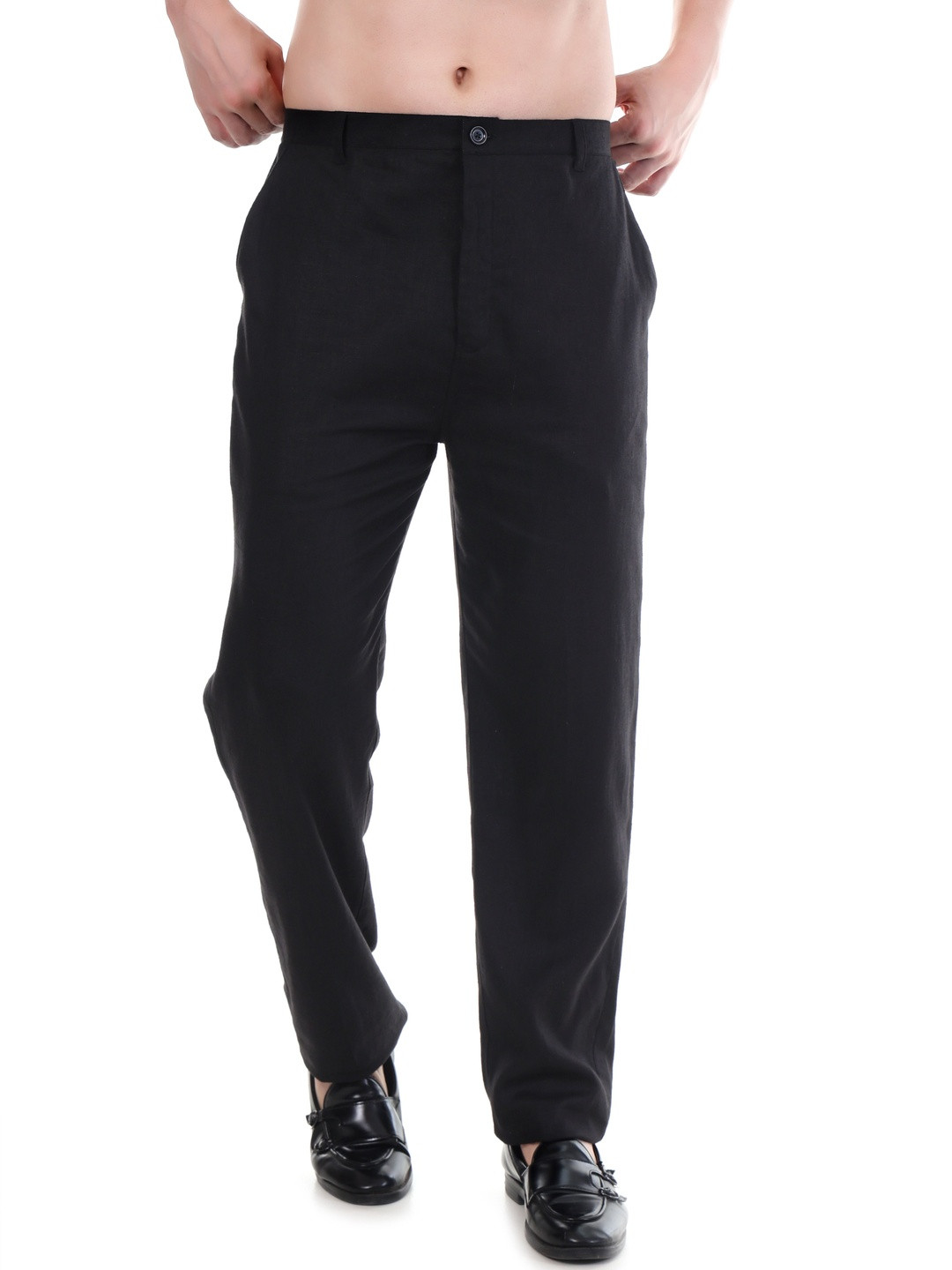 DASTEKARIGAR Men Slim Fit Trousers