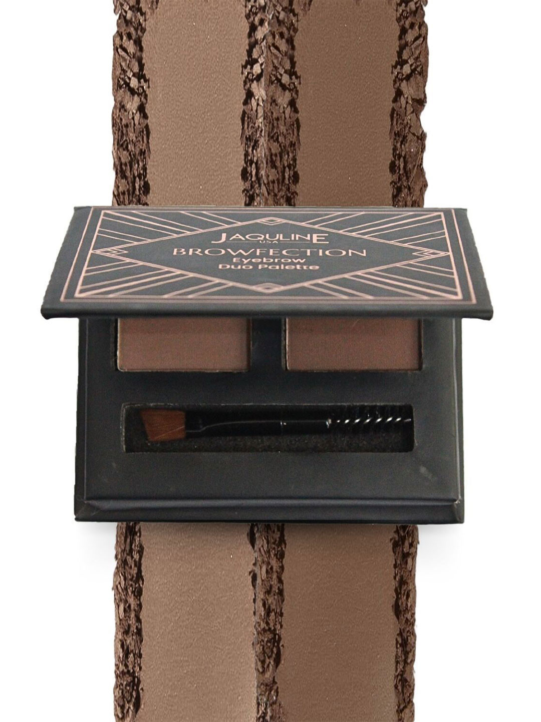 Jaquline USA Browfection Eyebrow Duo Palette With Vitamin E - 4 g - Brown