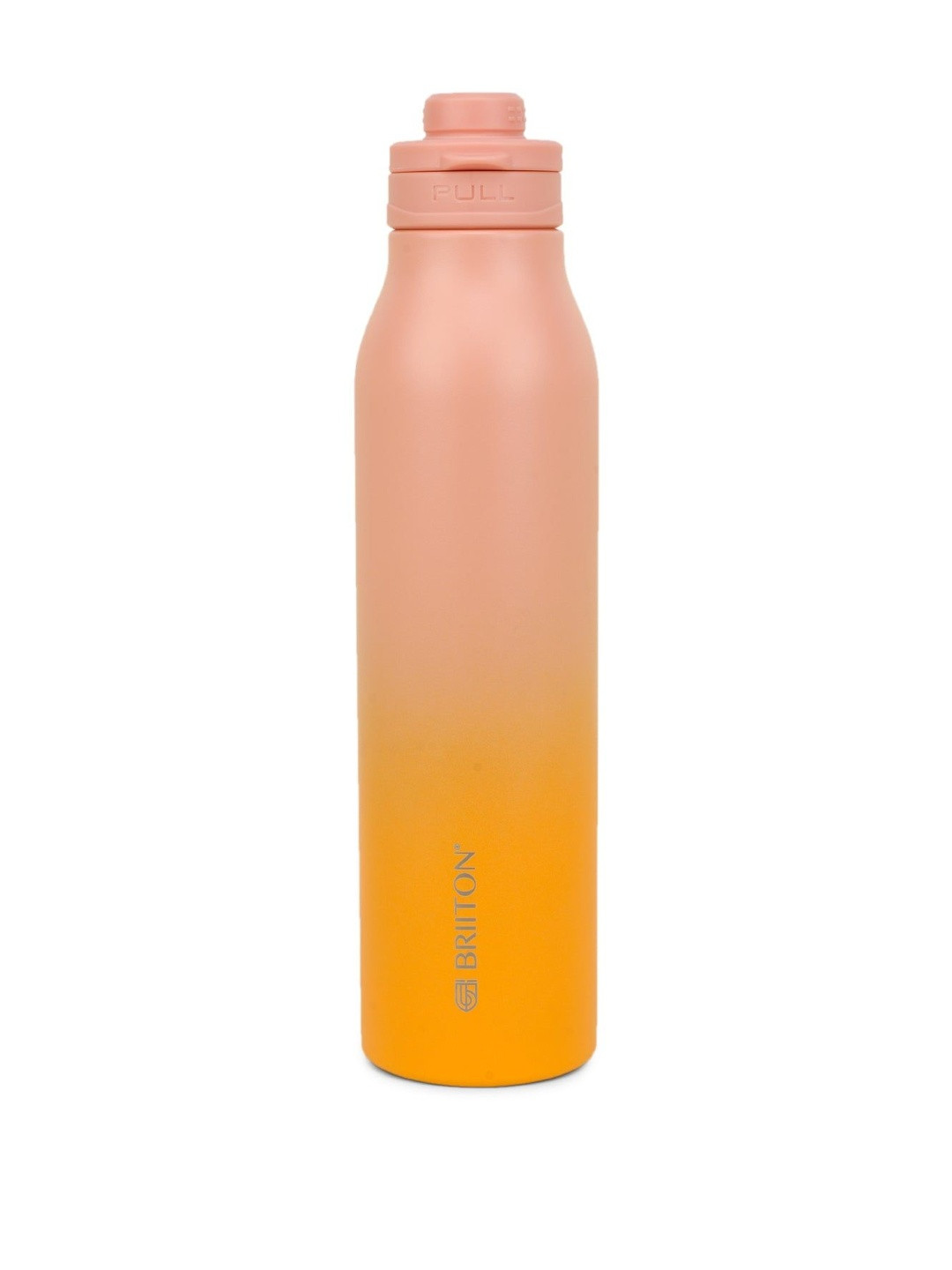 Briiton Orange & Peach-Coloured Stainless Steel 750ML Water Bottle