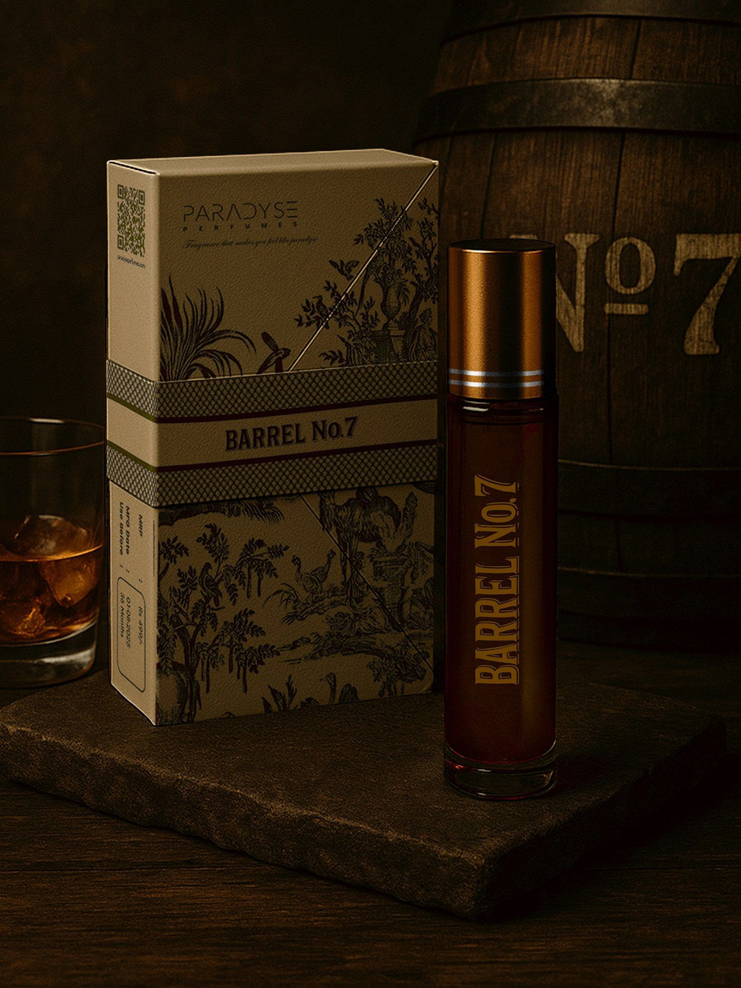 PARADYSE PERFUMES Men Barrel No.7 Long Lasting Eau De Parfum- 10 ml