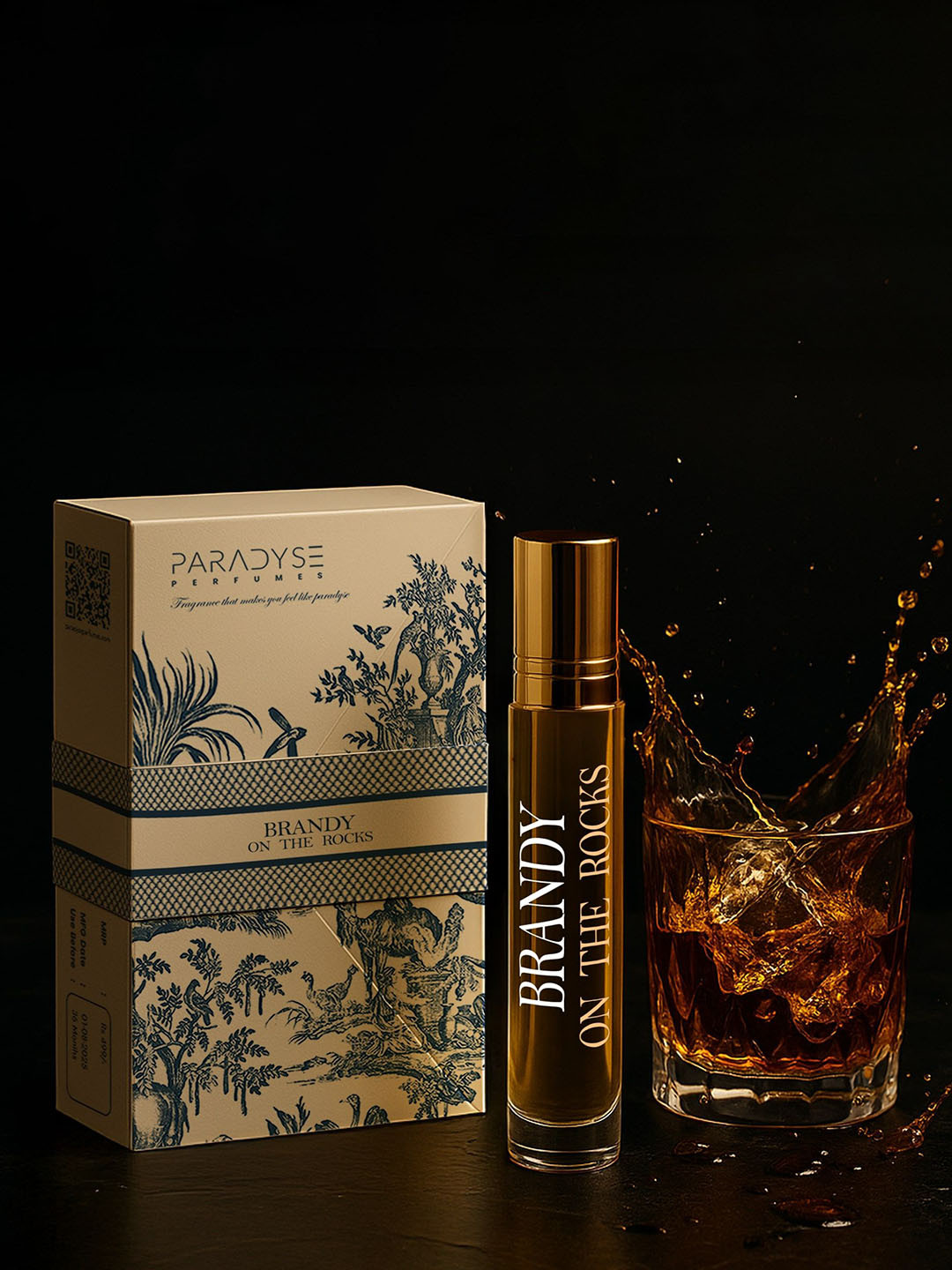 PARADYSE PERFUMES Brandy On The Rocks Long Lasting Eau De Parfum- 10 ml