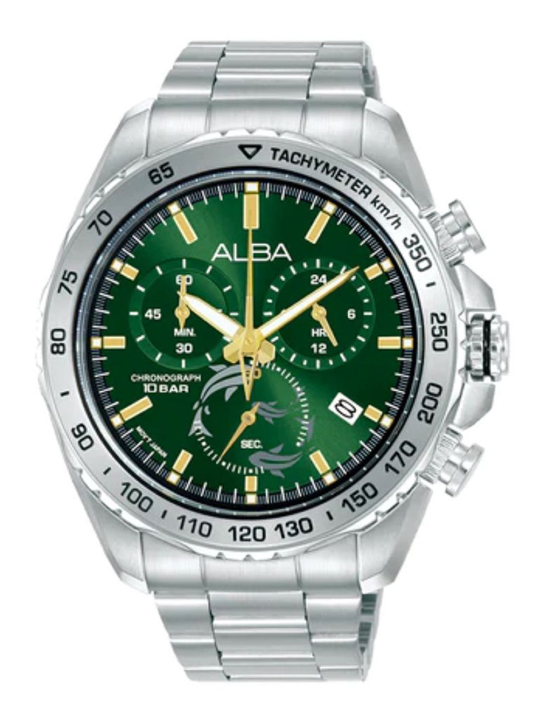 Alba Men Round Dial & Bracelet Style Straps Analogue Watch AX7013X1