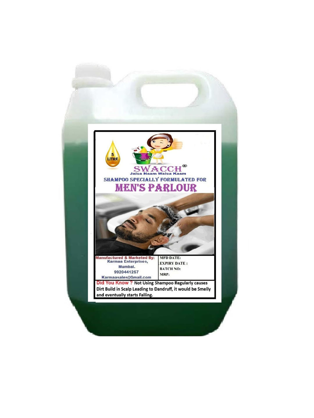 SWACCH JAISA NAAM WAISA KAAM Jasmine Shampoo - 5 L