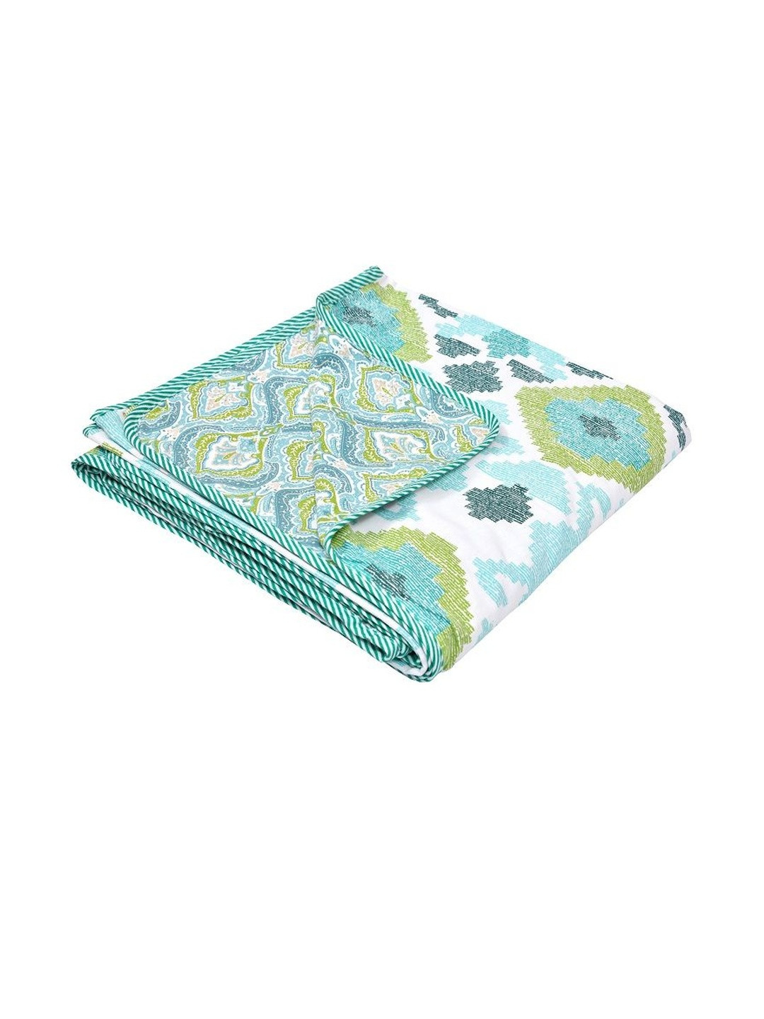 TrueYarns 300 GSM Reversible Geometric Mild Winter Double Bed Dohar