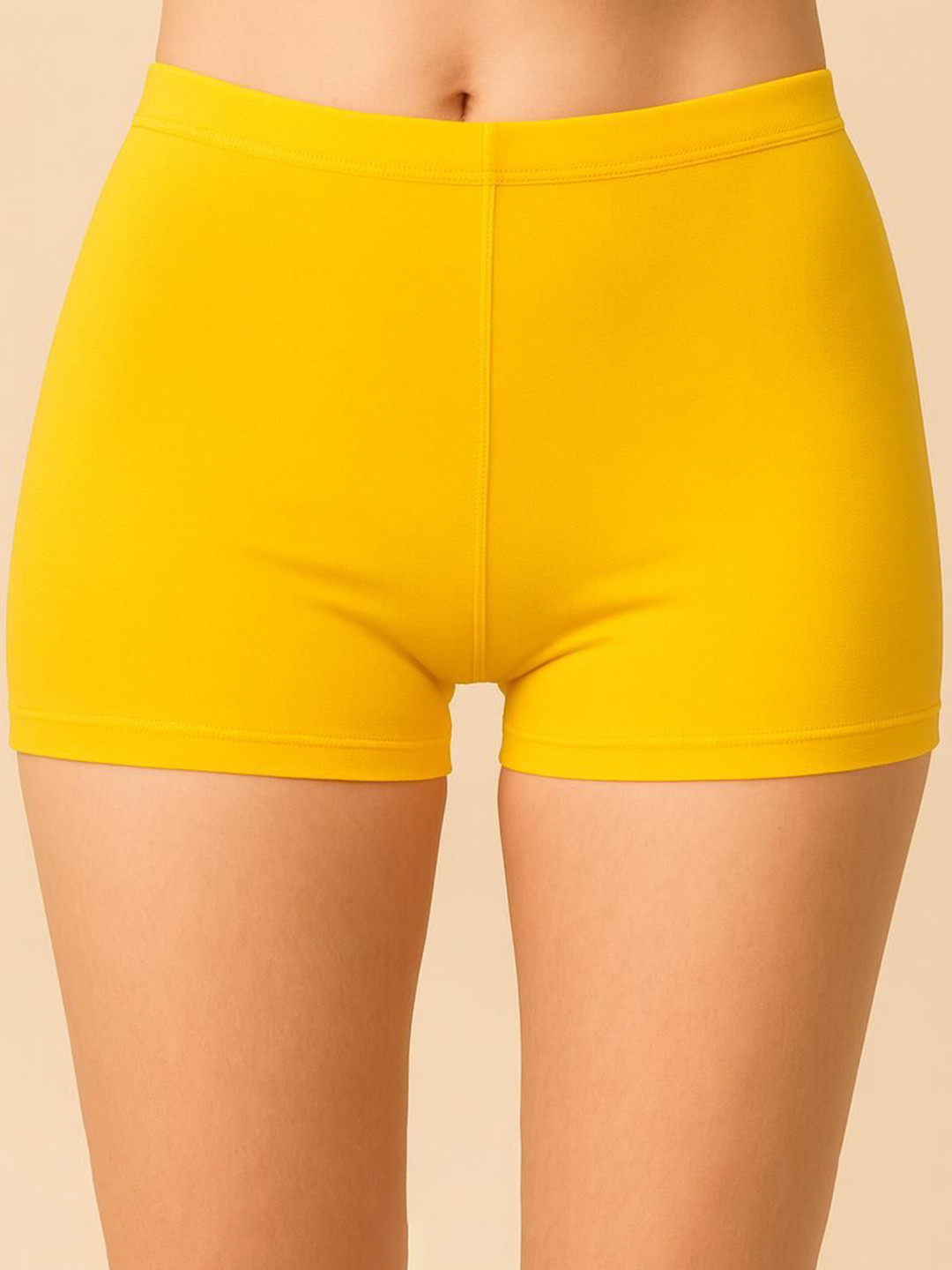 DRAXSTAR Combed Cotton Mid-Rise Boy Shorts Briefs NEW DRX SBT-33 D Yellow XS-1