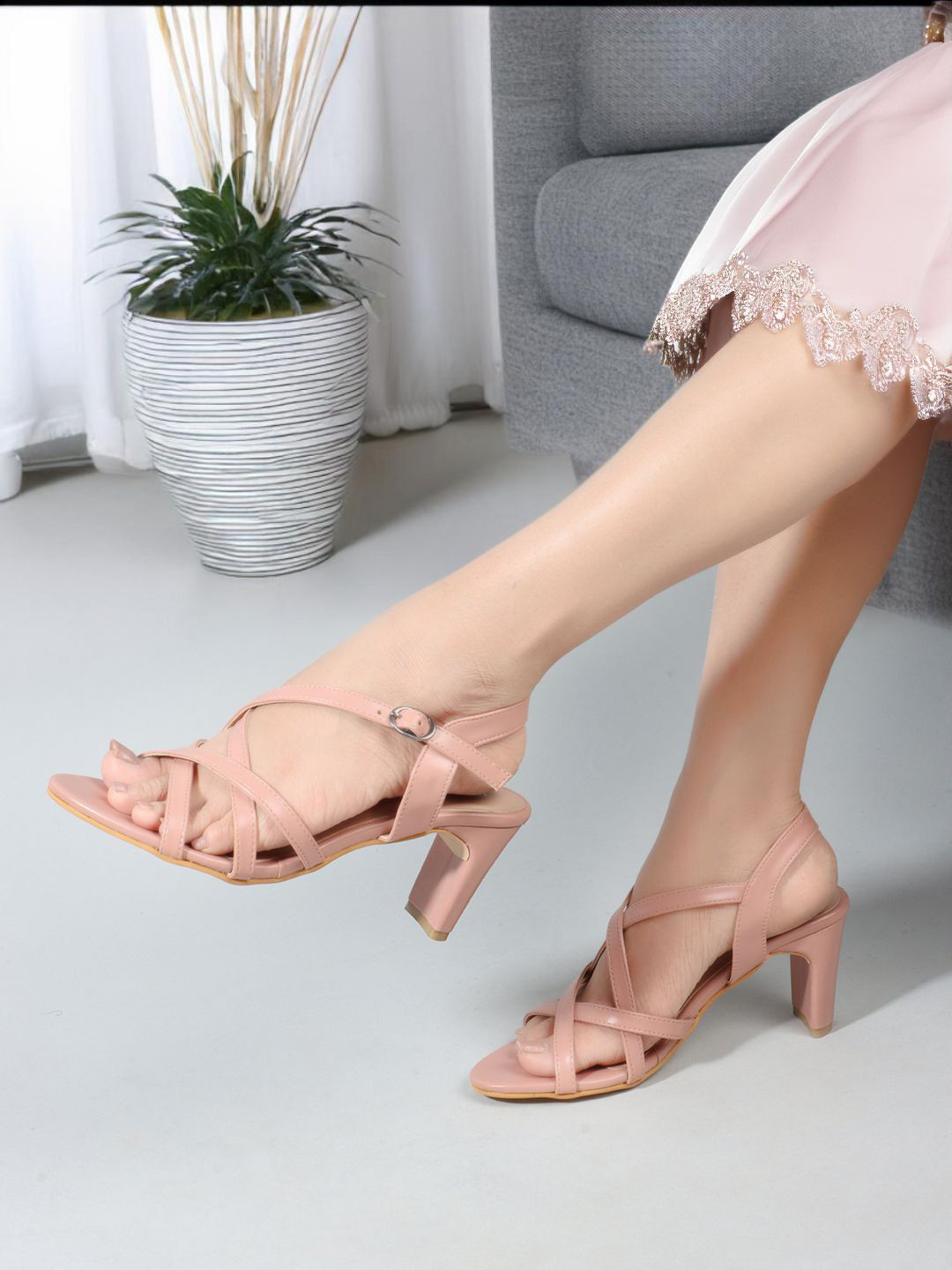 ICONICS Strappy Block Heels