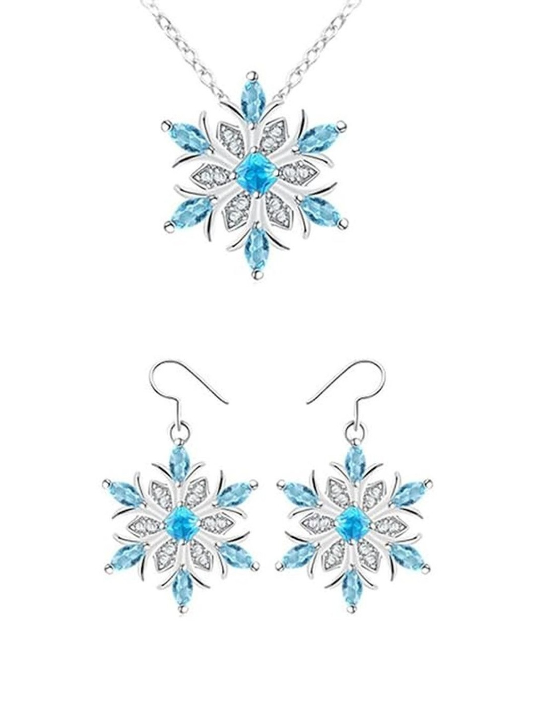 EL REGALO Stone Studded Christmas Jewellery Set