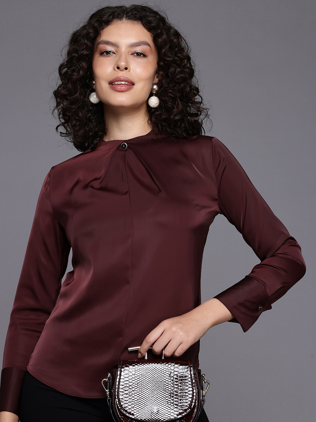 Allen Solly Woman Pleated Casual top