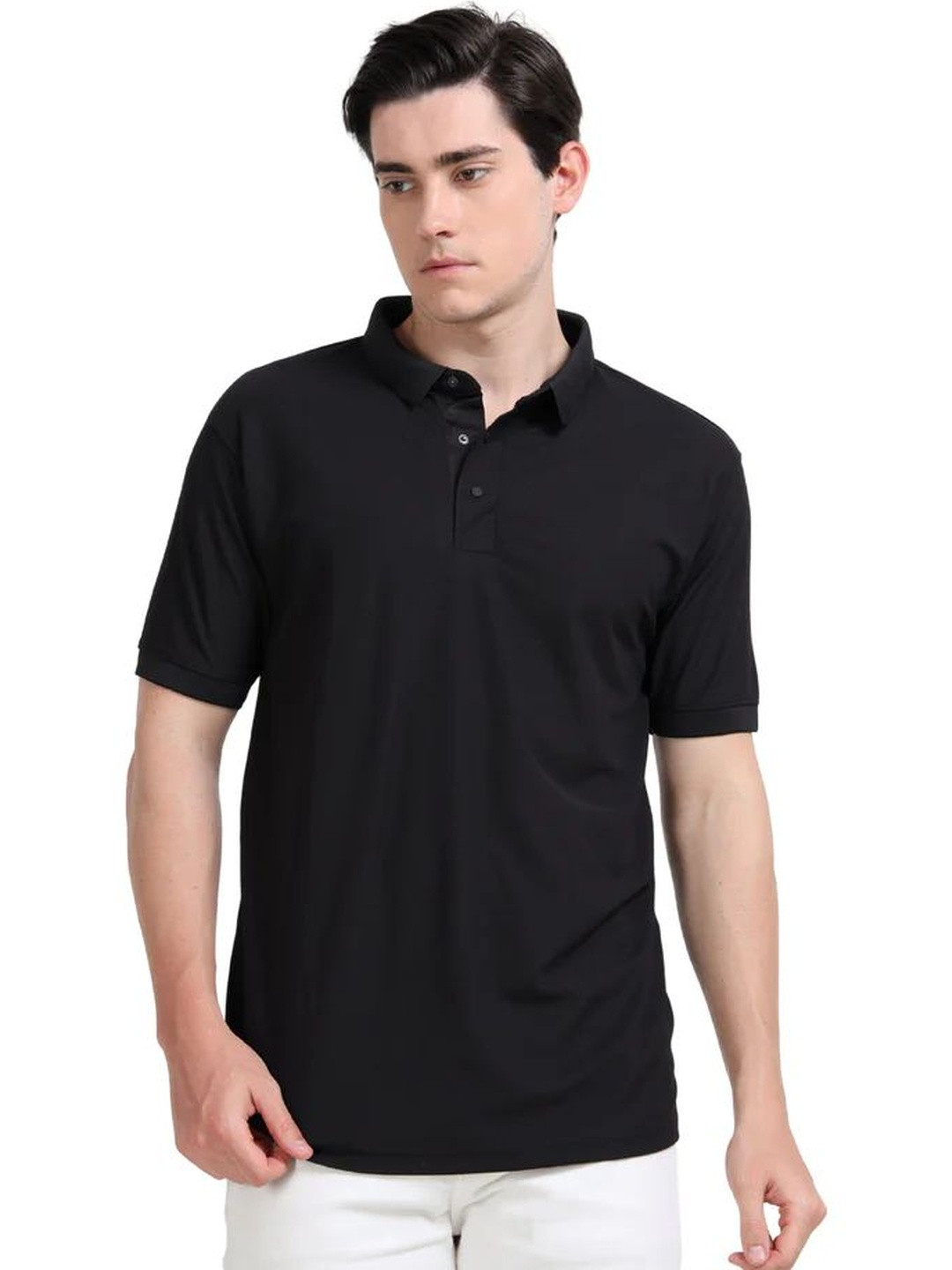 AMIGOS Polo Collar Regular Fit T-shirt