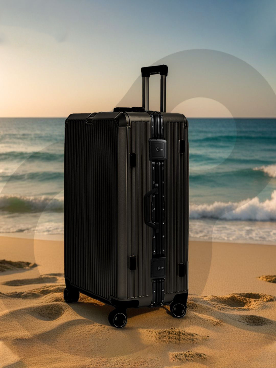 CLUB HACHI Textured Hard-Side Cabin Trolley Bag