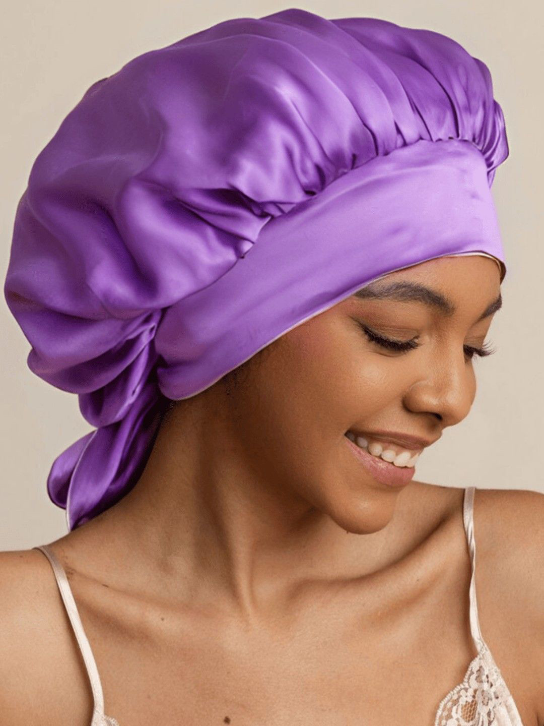 The Curl Co Curl Protect Satin Bonnet