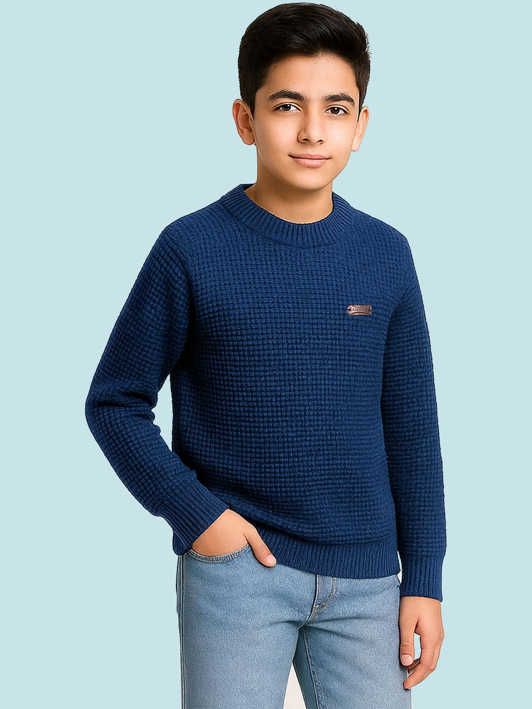 KUCHIPOO Boys Regular Fit Winterwear Sweater