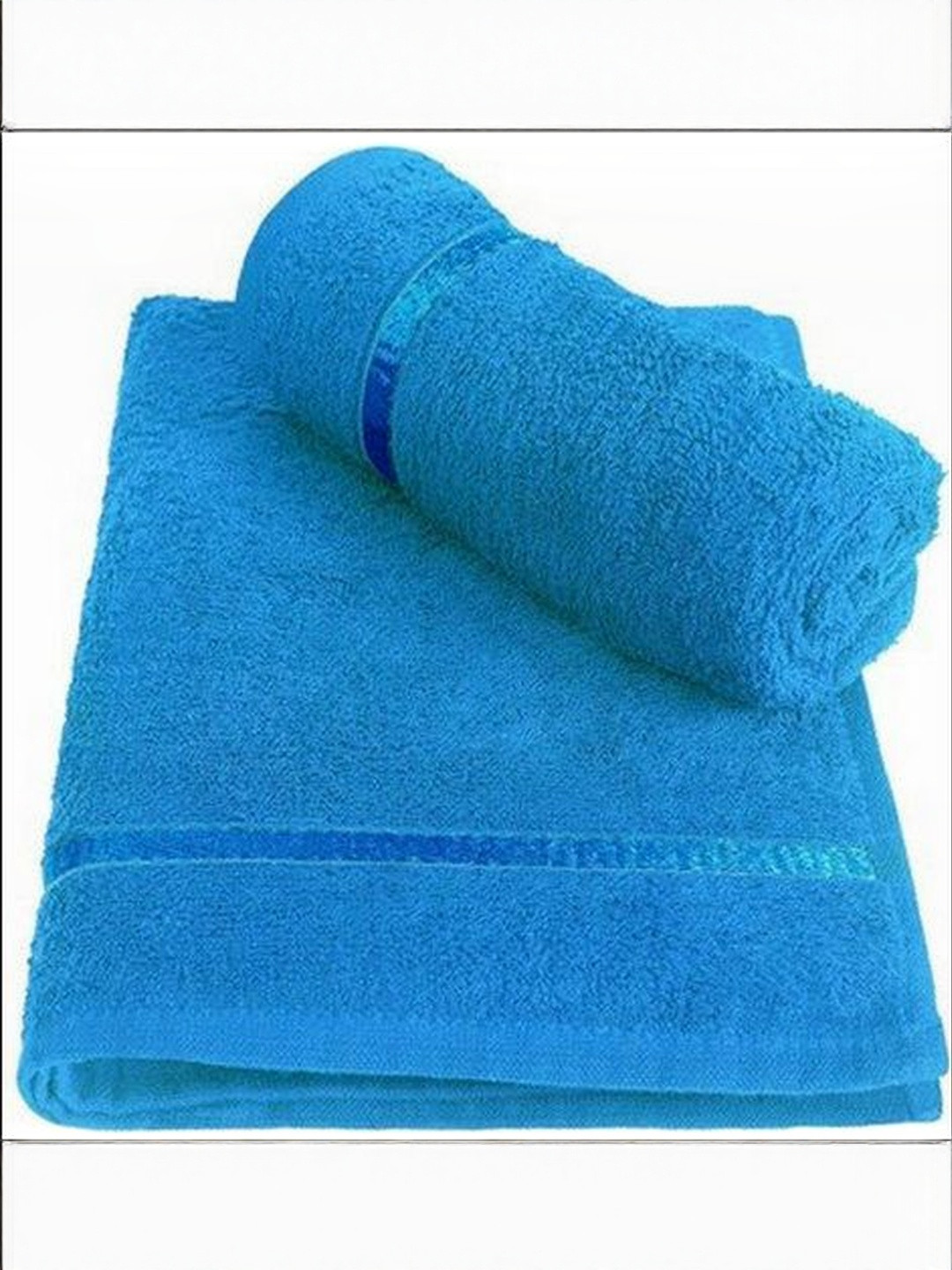 Signature Pack of 2 Blue Cotton Hand Towel Set