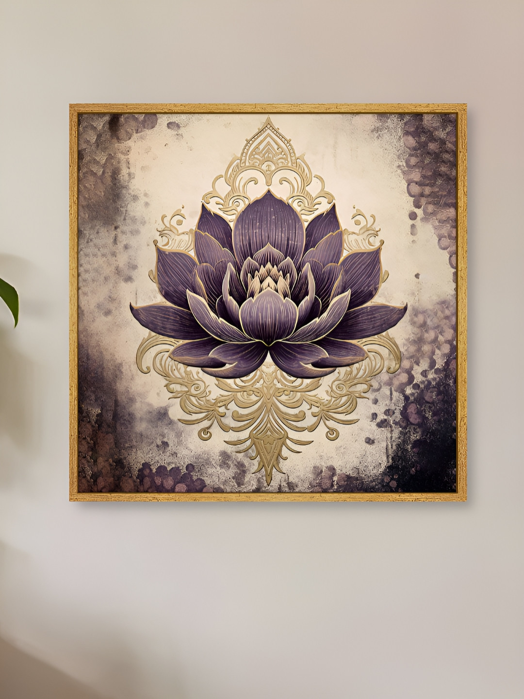 Myntra Elegant Homes Abstract Stretched Canvas Framed Painting Wall Art