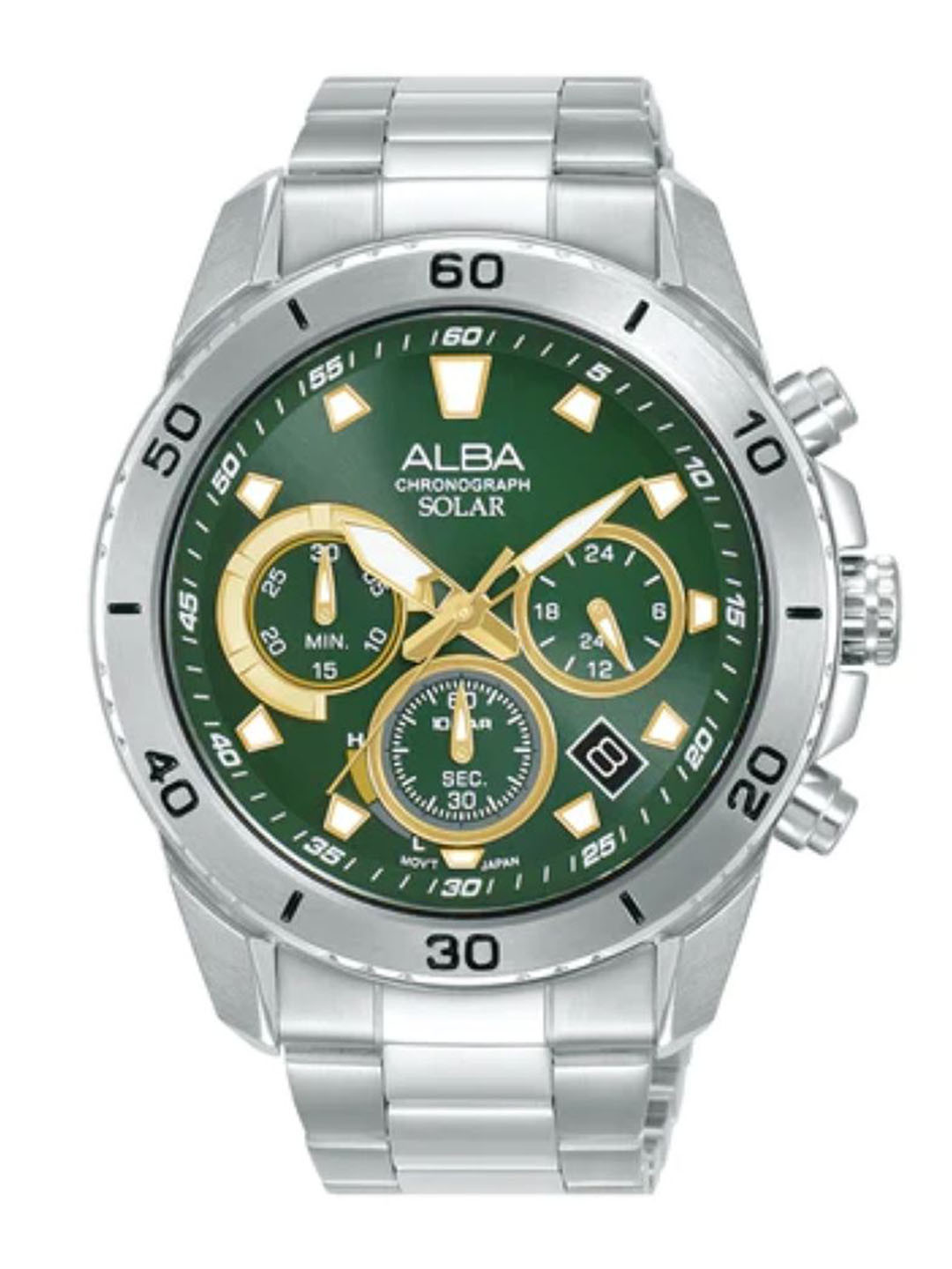 Alba Men Round Dial & Stainless Steel Straps Analogue Watch AZ5011X1
