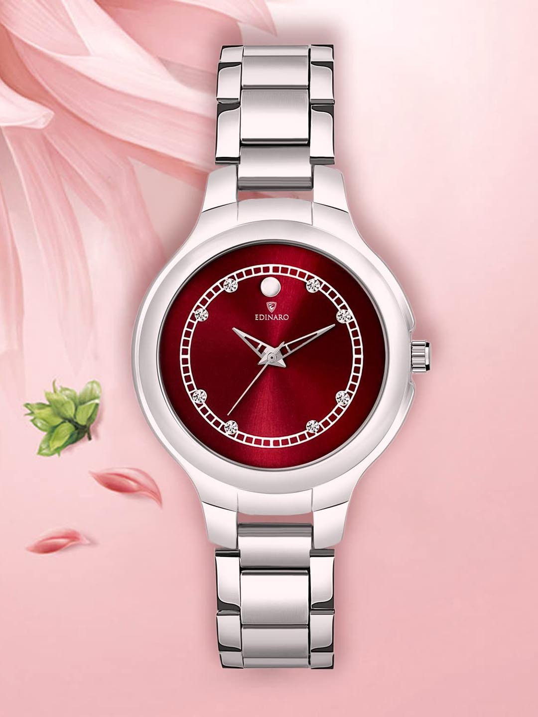 EDINARO Girls  Dial & Bracelet Style Straps Analogue Watch ED-2117W