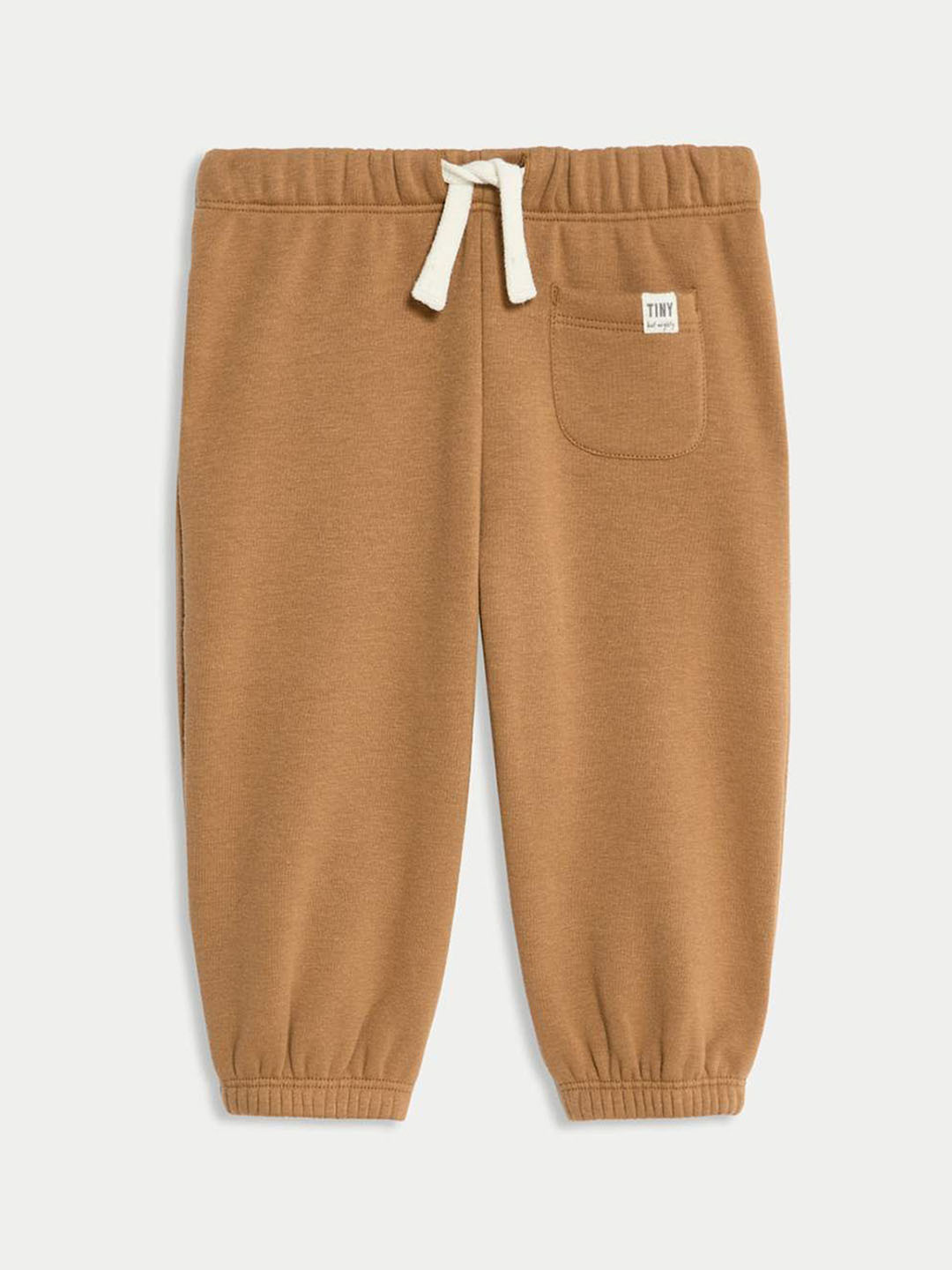 Marks & Spencer Girls Mid-Rise Jogger Flat-Front Regular Trousers