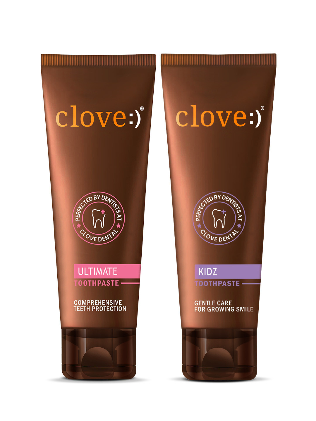 Clove Oral Care Set Of 2 Ultimate & Kidz Toothpaste - 100 g Each