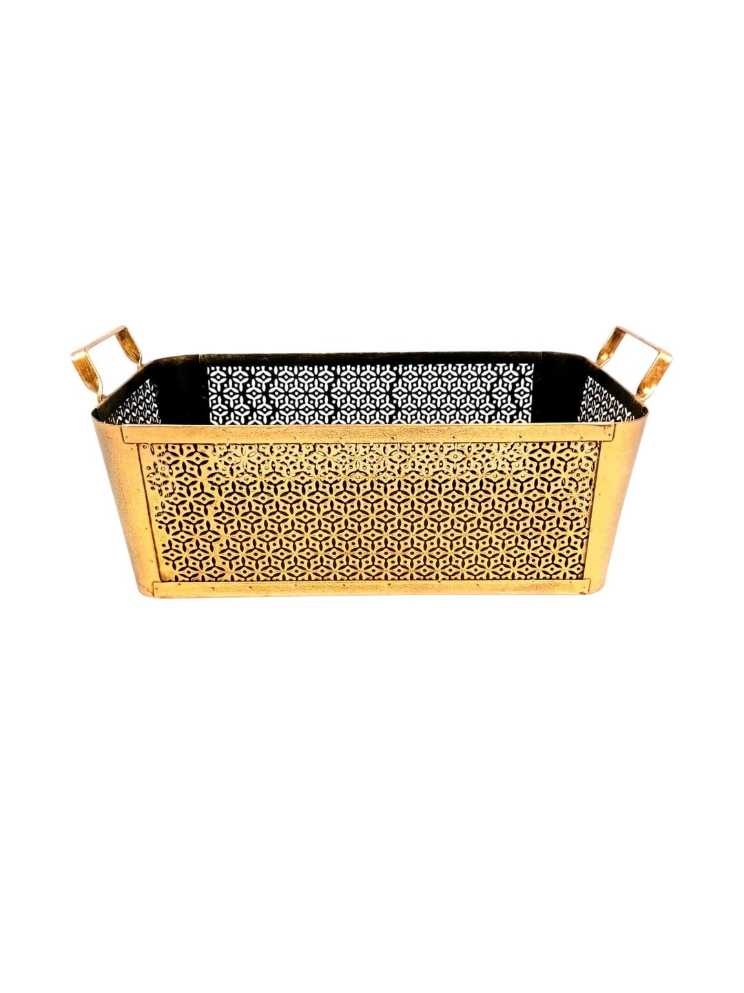 apka mart Gold-Toned Self Design Regular Fruit Organiser
