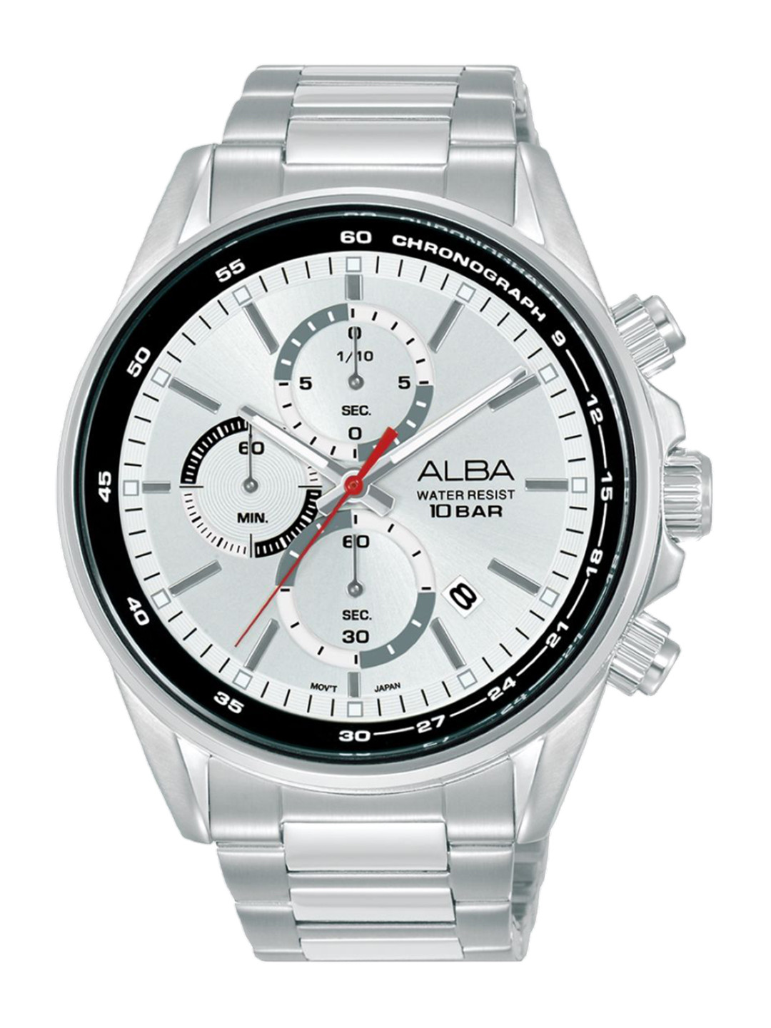 Alba Men Stainless Steel Bracelet Style Straps Analogue Watch AM3A51X1